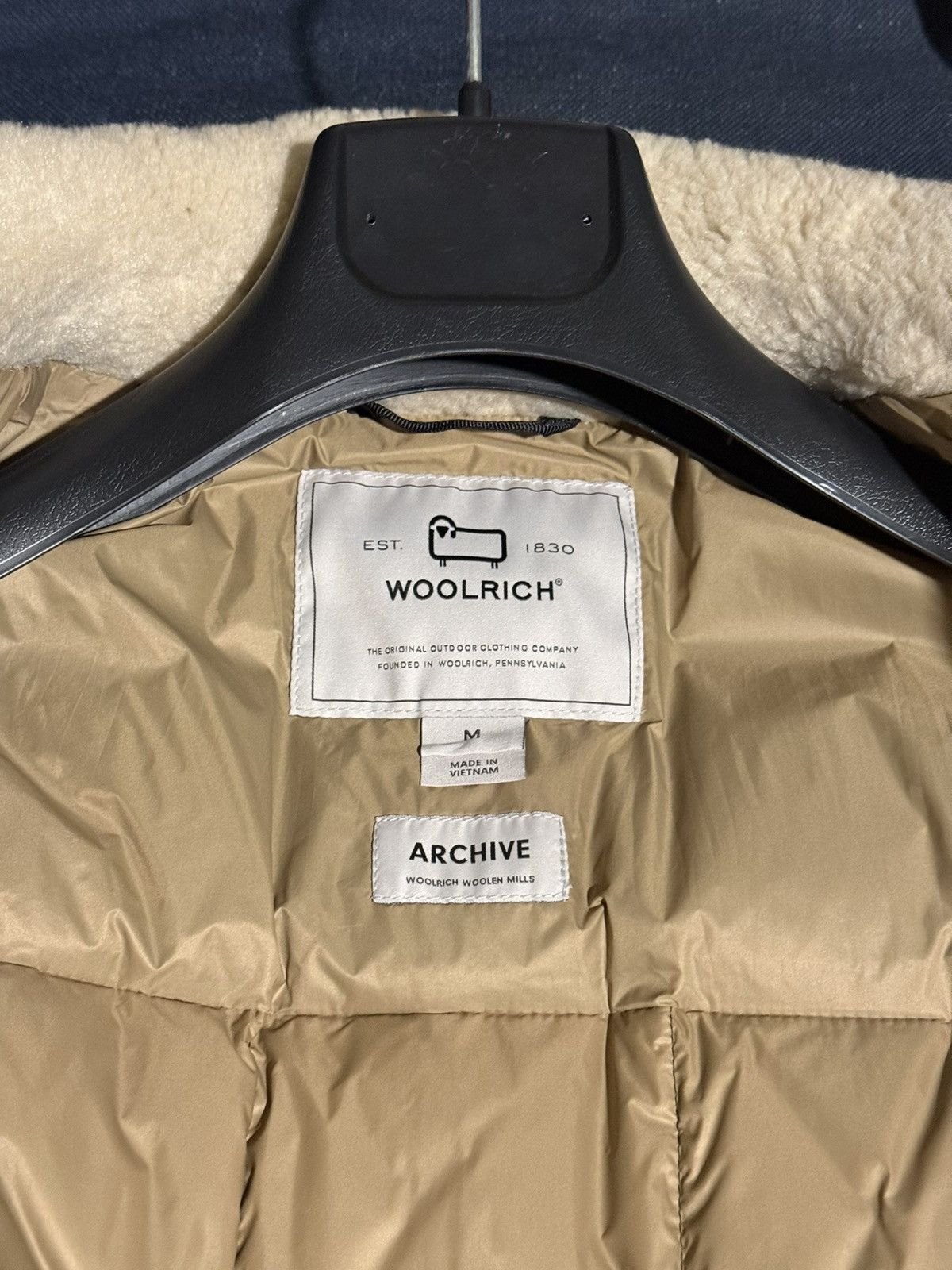 Woolrich Woolen Mills Woolrich Down Jacket with Cream Collar Size US M / EU 48-50 / 2 - 3 Thumbnail