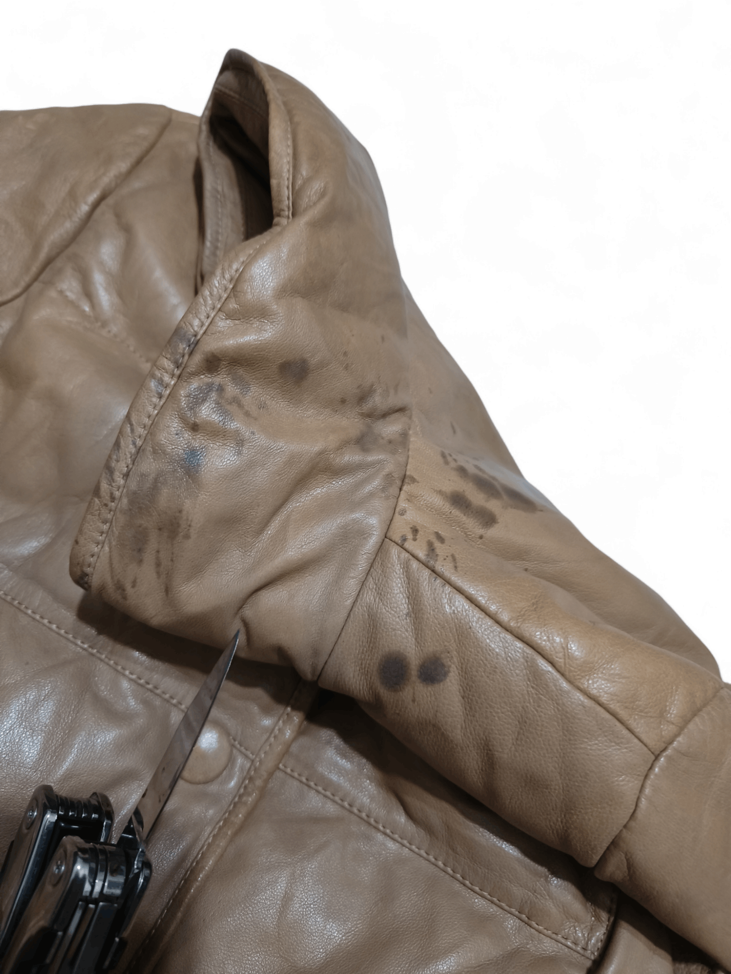 Vintage Vintage ANSICH Goose Down Puffer Sheepskin Leather Jacket Size US M / EU 48-50 / 2 - 8 Thumbnail