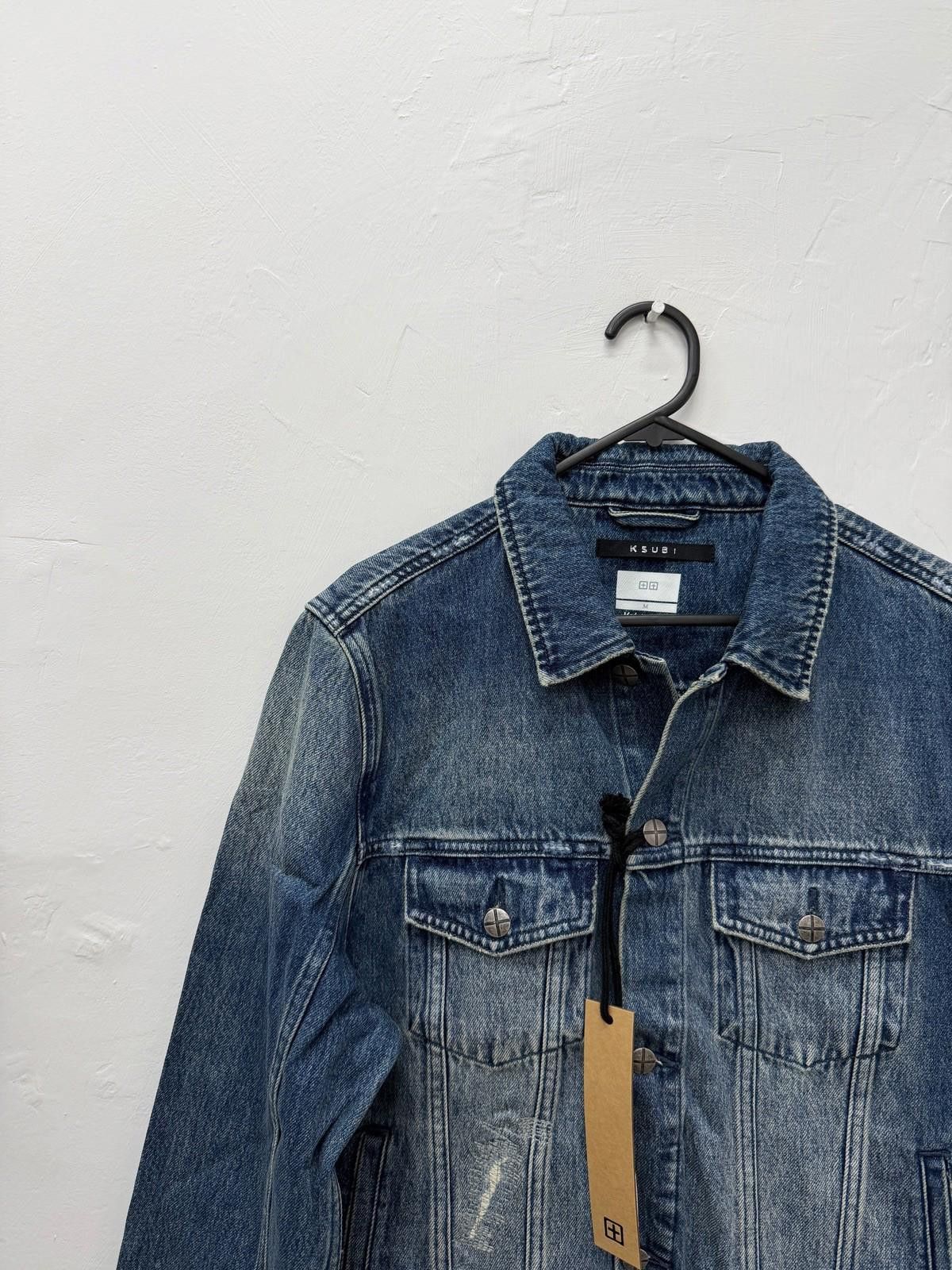 Ksubi new Ksubi mens classic jacket medium denim blue kult trashed Size US M / EU 48-50 / 2 - 2 Thumbnail