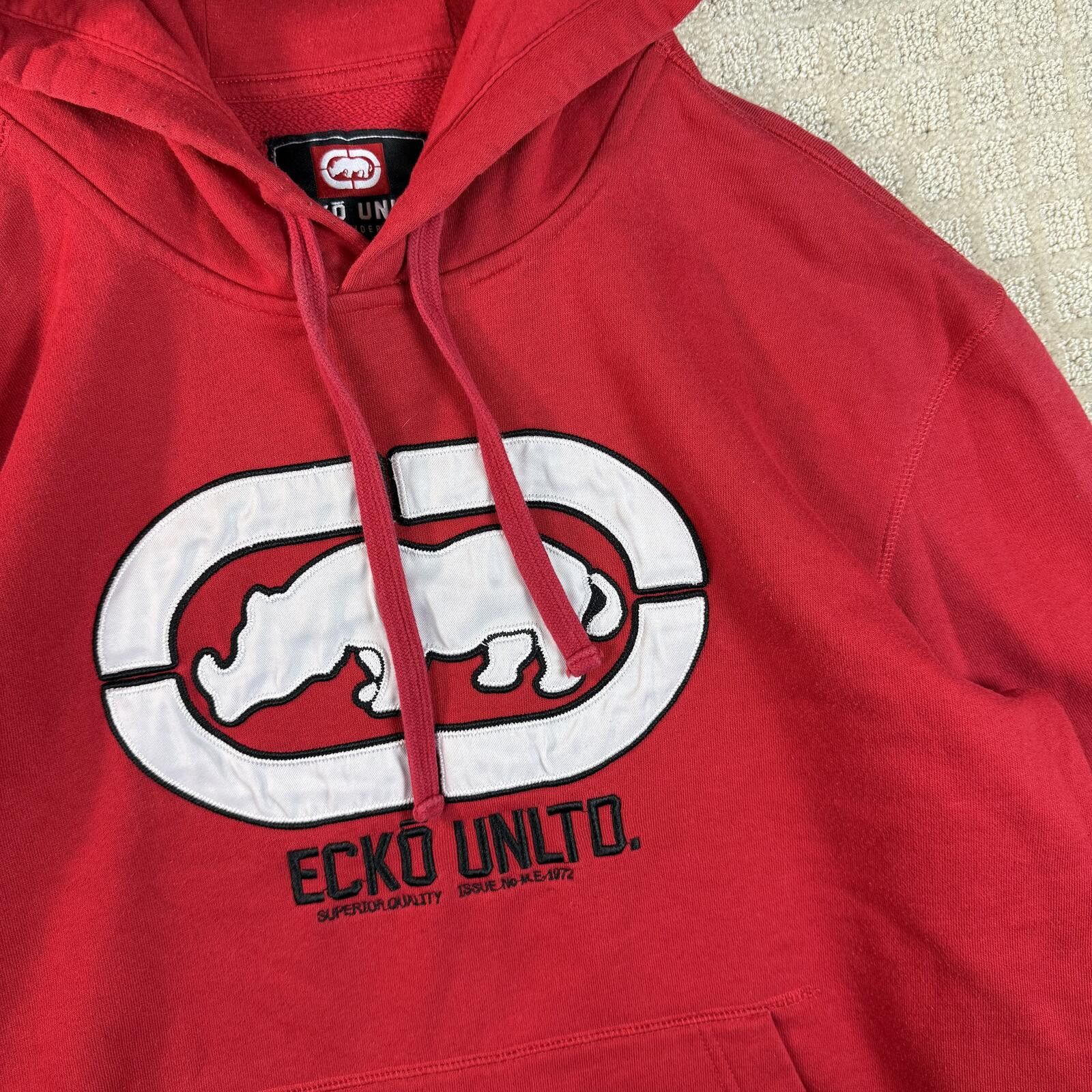 Ecko Unltd. Y2K Ecko Unltd Red Pullover Hoodie Large Size US L / EU 52-54 / 3 - 2 Thumbnail