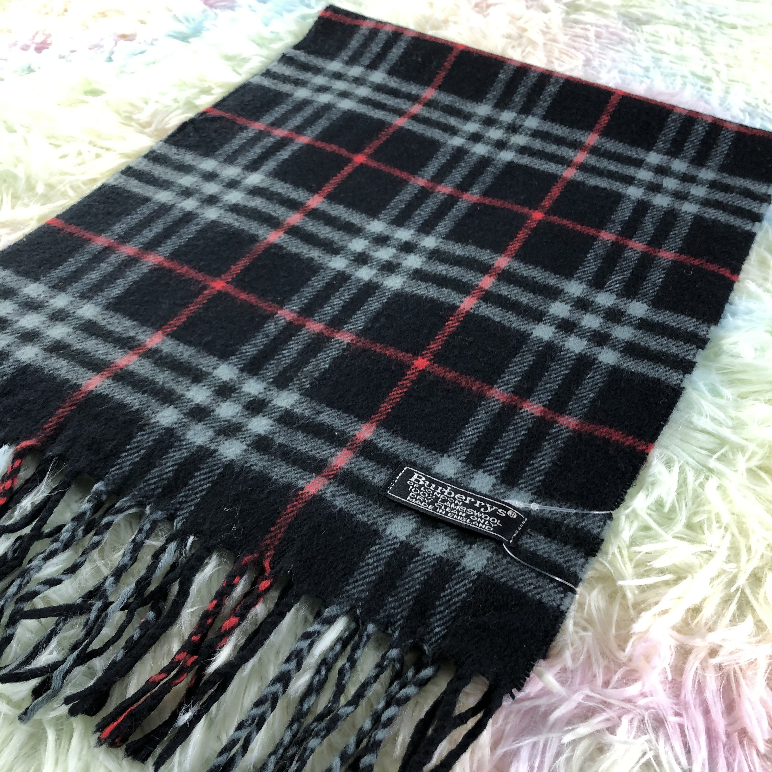 Burberry × Vintage Burberry Scarf / Muffler / Neckwear - KM513 Size ONE SIZE - 3 Thumbnail