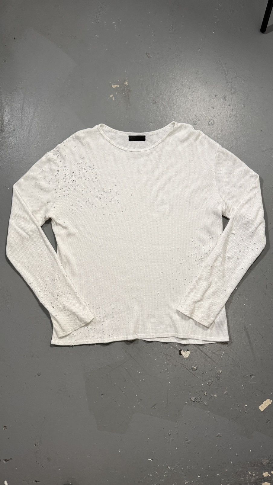 Amiri Amiri "gunshot thermal" longsleeve knitted thermal Size US XL / EU 56 / 4 - 1 Thumbnail