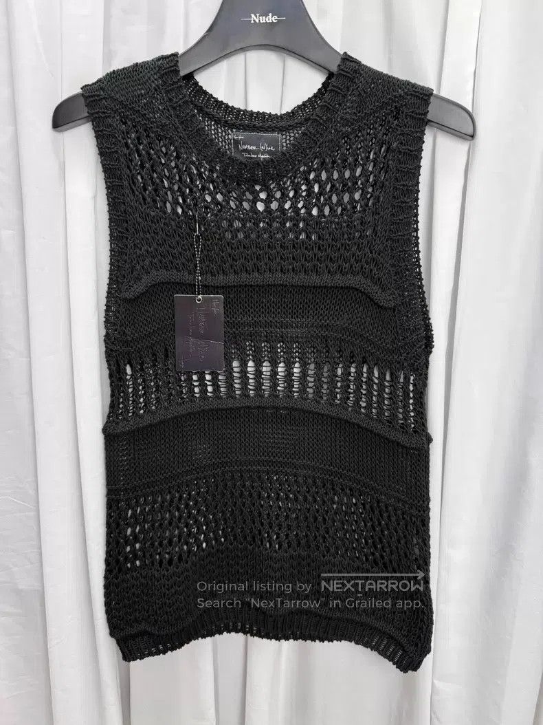Other Number (N)ine SIze 2 04SS knit mesh sleeveless top with ope Size M / US 6-8 / IT 42-44 - 1 Thumbnail