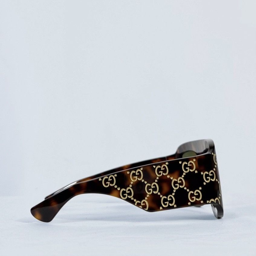 Gucci Gucci monogram acetate sunglasses Shield. Size ONE SIZE - 3 Thumbnail