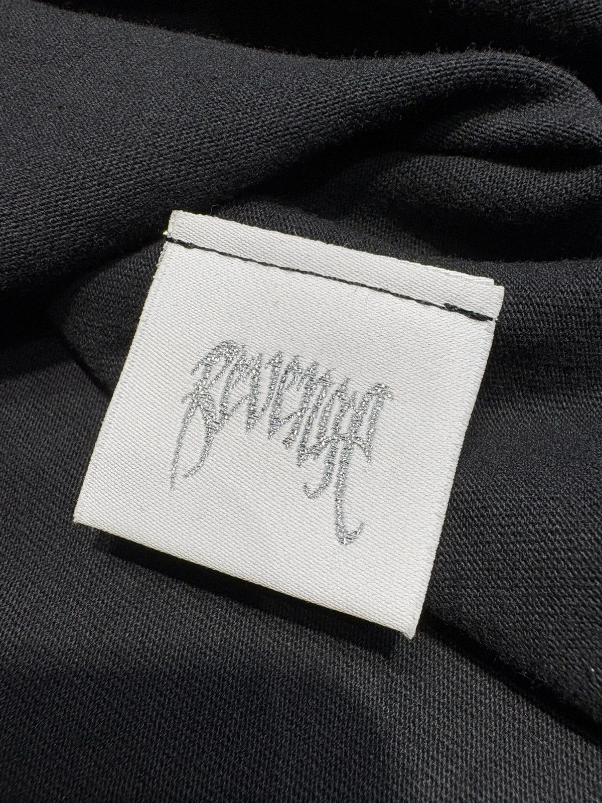 REVENGE “SNOWFALL” TEE - SIZE XL - (BLACK)