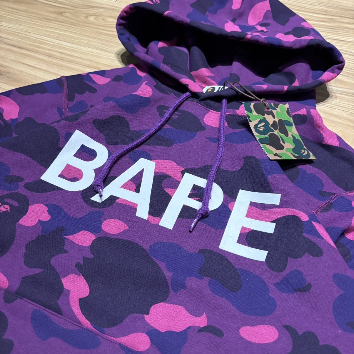 Bape Bape Color Camo Purple Pullover Size US L / EU 52-54 / 3 - 5 Thumbnail