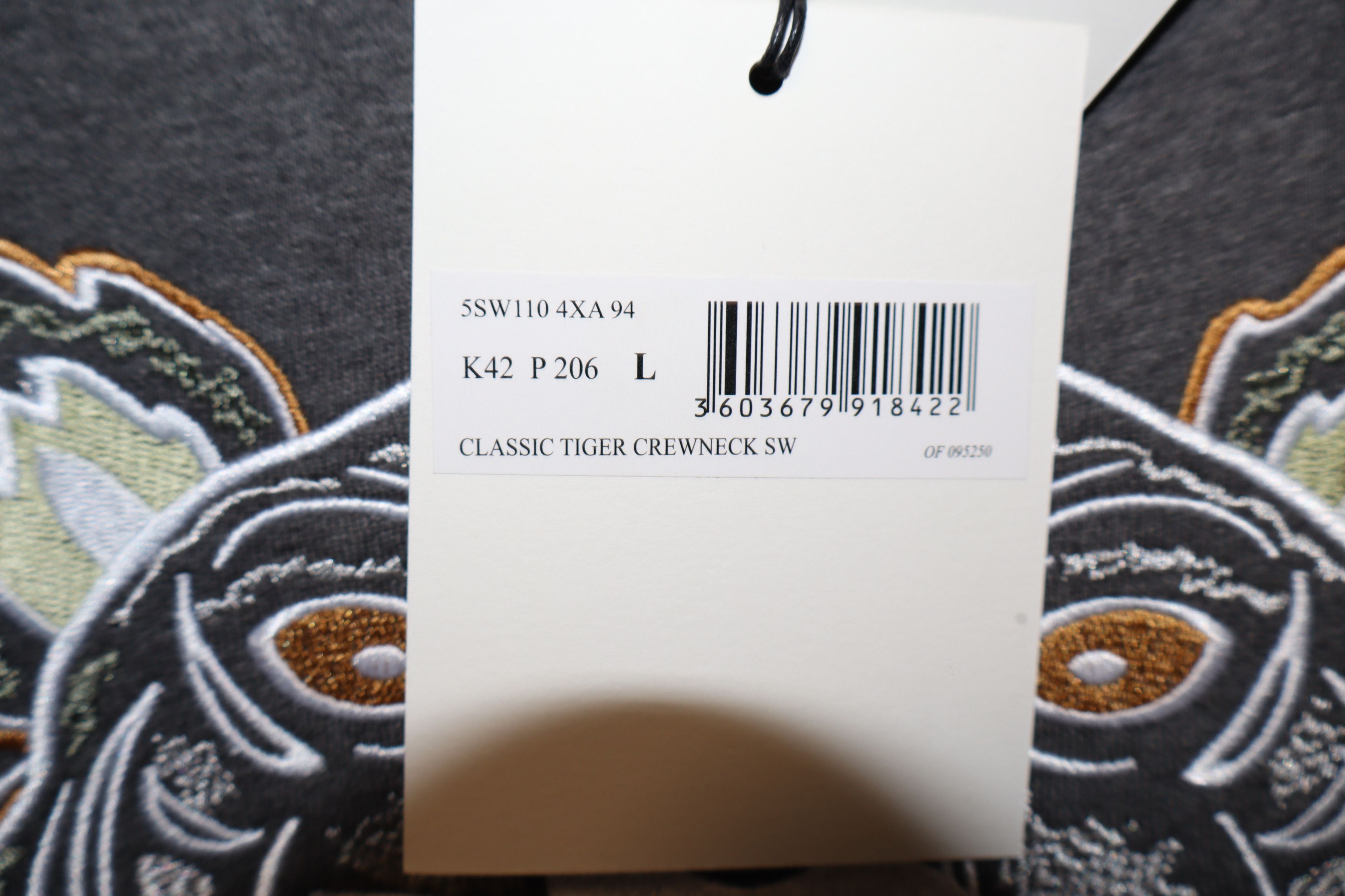 Kenzo Embroidered tiger sweatshirt Size US L / EU 52-54 / 3 - 6 Thumbnail