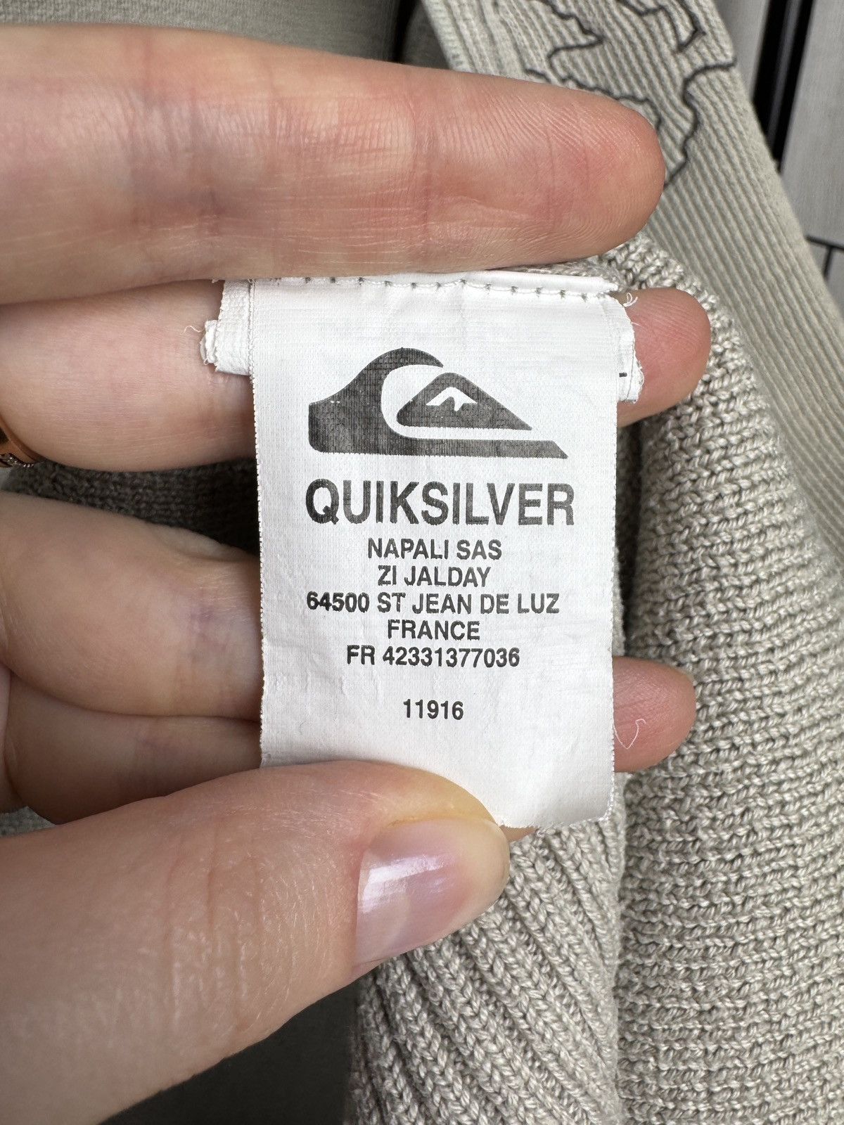 Quiksilver Quiksilver Boketto full-zip sweater cotton acrylic blend Size US M / EU 48-50 / 2 - 12 Thumbnail