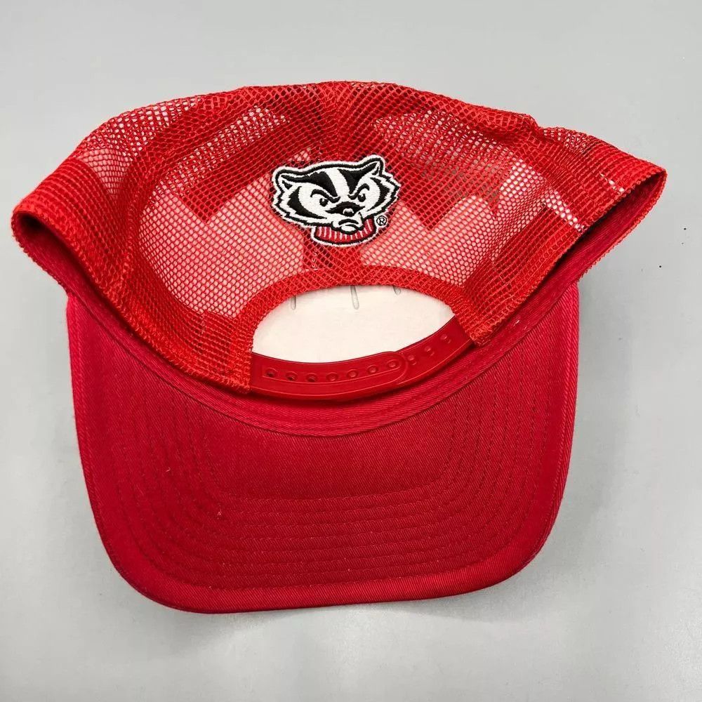 Top Of The World Wisconsin Badgers Trucker Hat Men Top of the World Snap Back Size ONE SIZE - 7 Thumbnail