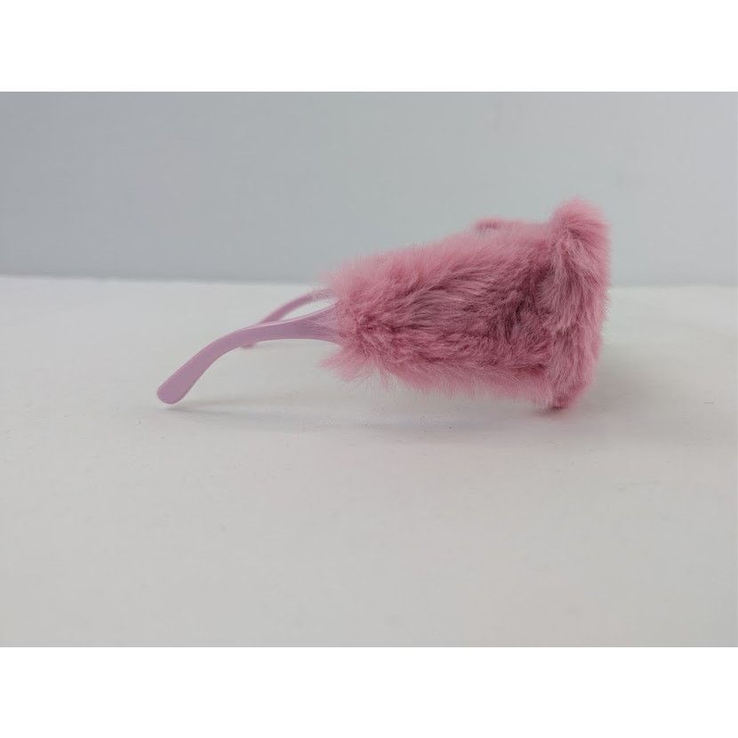 Balenciaga o1rshd1 Size: OS / Furry Sunglasses in Pink Size ONE SIZE - 9 Thumbnail