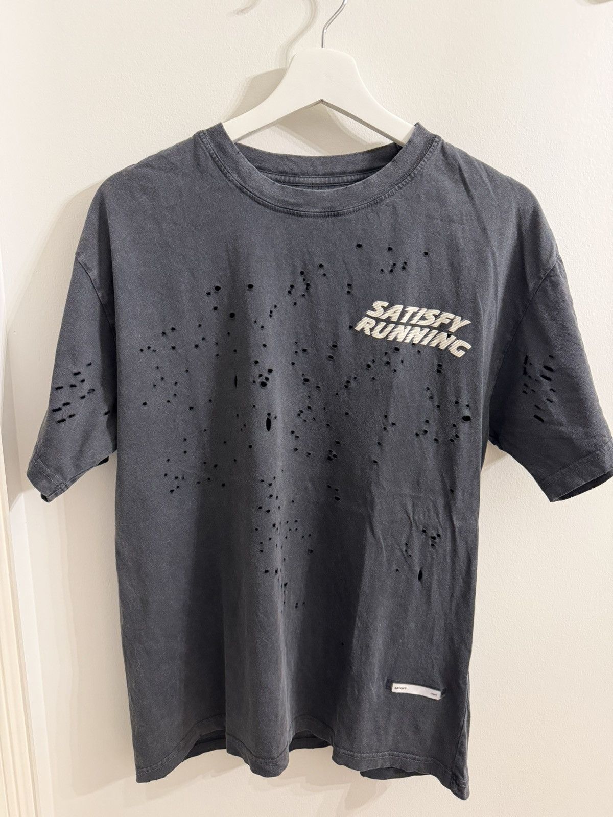 Satisfy Moth-Eaten Distressed Tee Size US M / EU 48-50 / 2 - 1 Thumbnail
