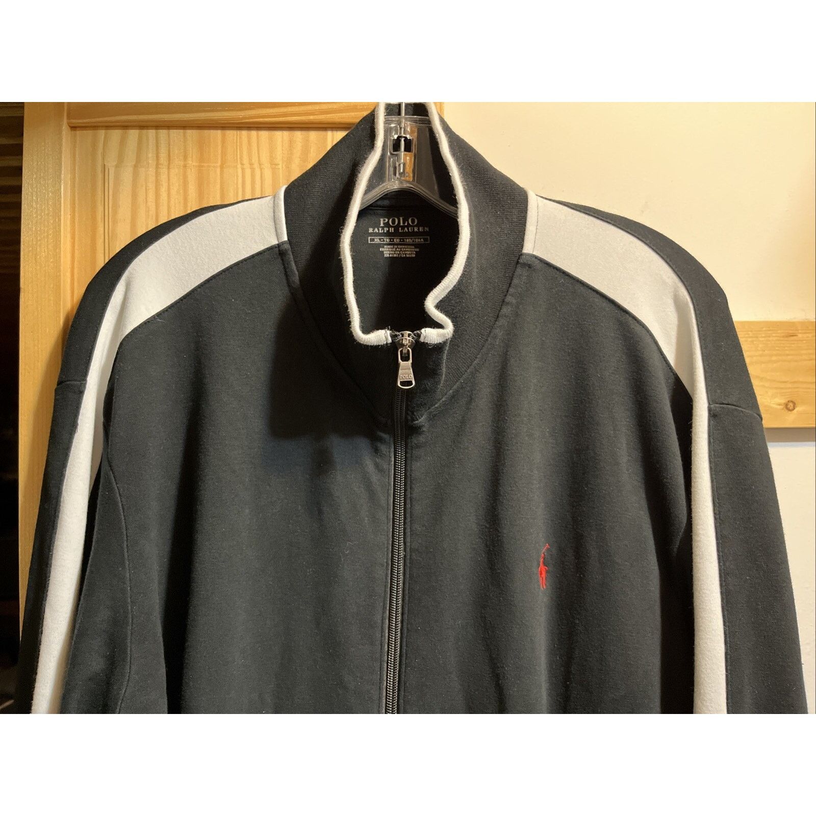 Polo Ralph Lauren Polo Ralph Lauren Track Jacket Men XL Black White Streetwear Size US XL / EU 56 / 4 - 5 Thumbnail