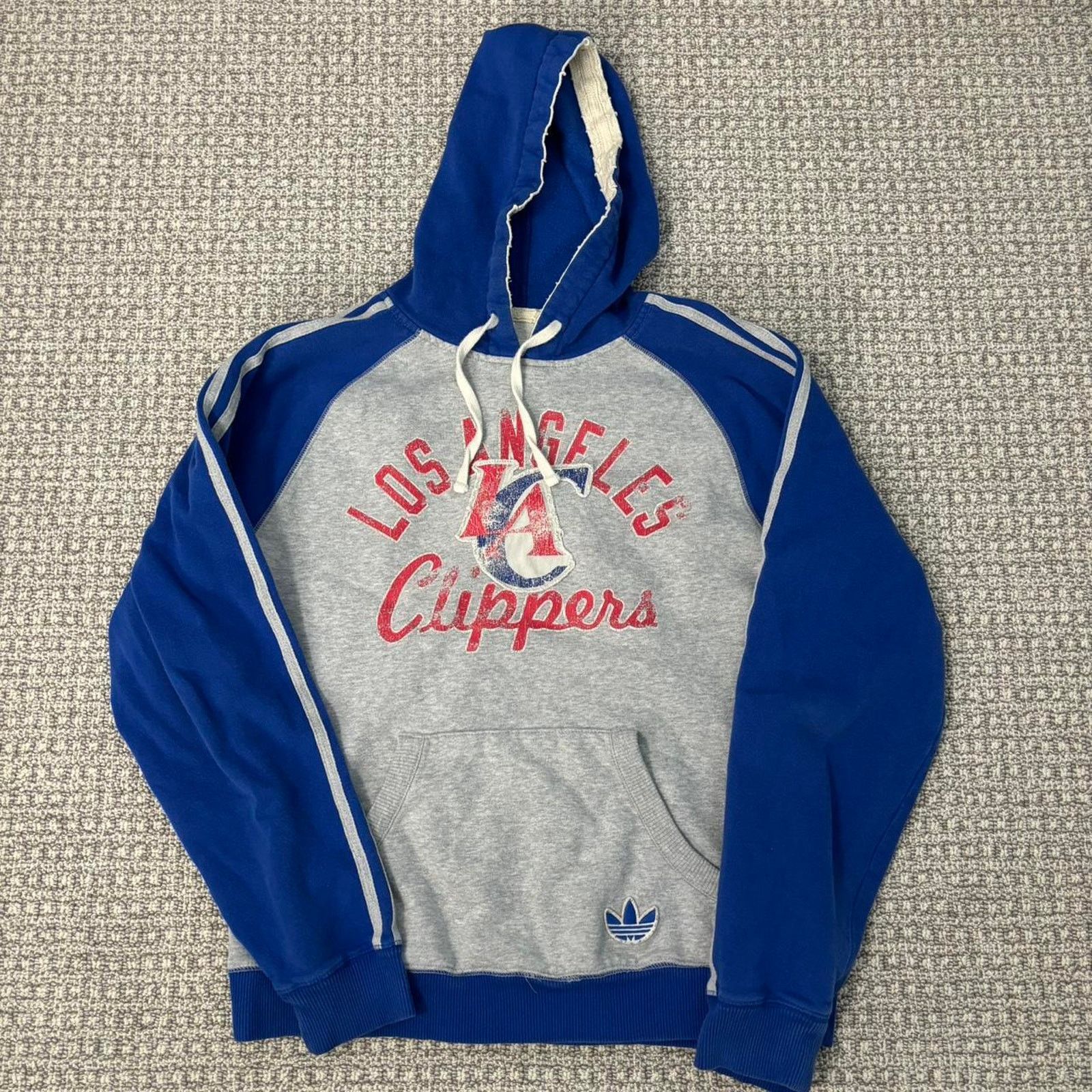 Adidas Insane Vintage 80s Adidas Los angeles Clippers Hoodie Size US M / EU 48-50 / 2 - 1 Thumbnail