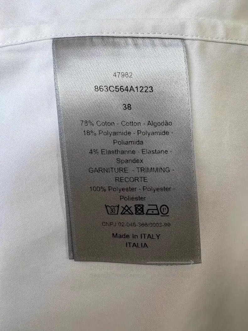 Dior Dior Size 38 Sleeveless shirt with white and black letter p Size US XXS / EU 40 - 6 Thumbnail