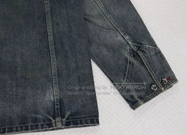 Neighborhood Neighborhood Denim Jacket XL Washed Oil Stained Aged Size US XL / EU 56 / 4 - 7 Thumbnail