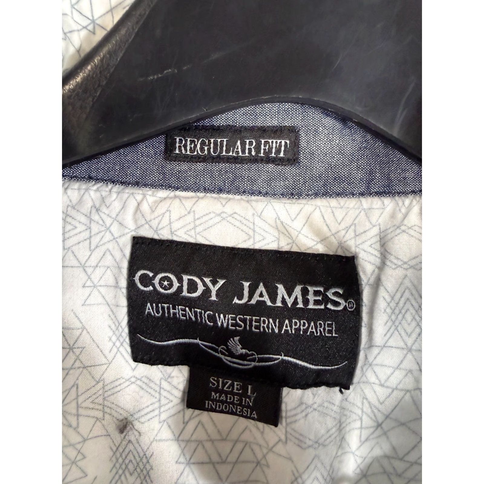 Cody James Cody James Shirt Mens L White Western Pearl Snap Regular Fit Short Sleeve Shirt Size US L / EU 52-54 / 3 - 6 Thumbnail