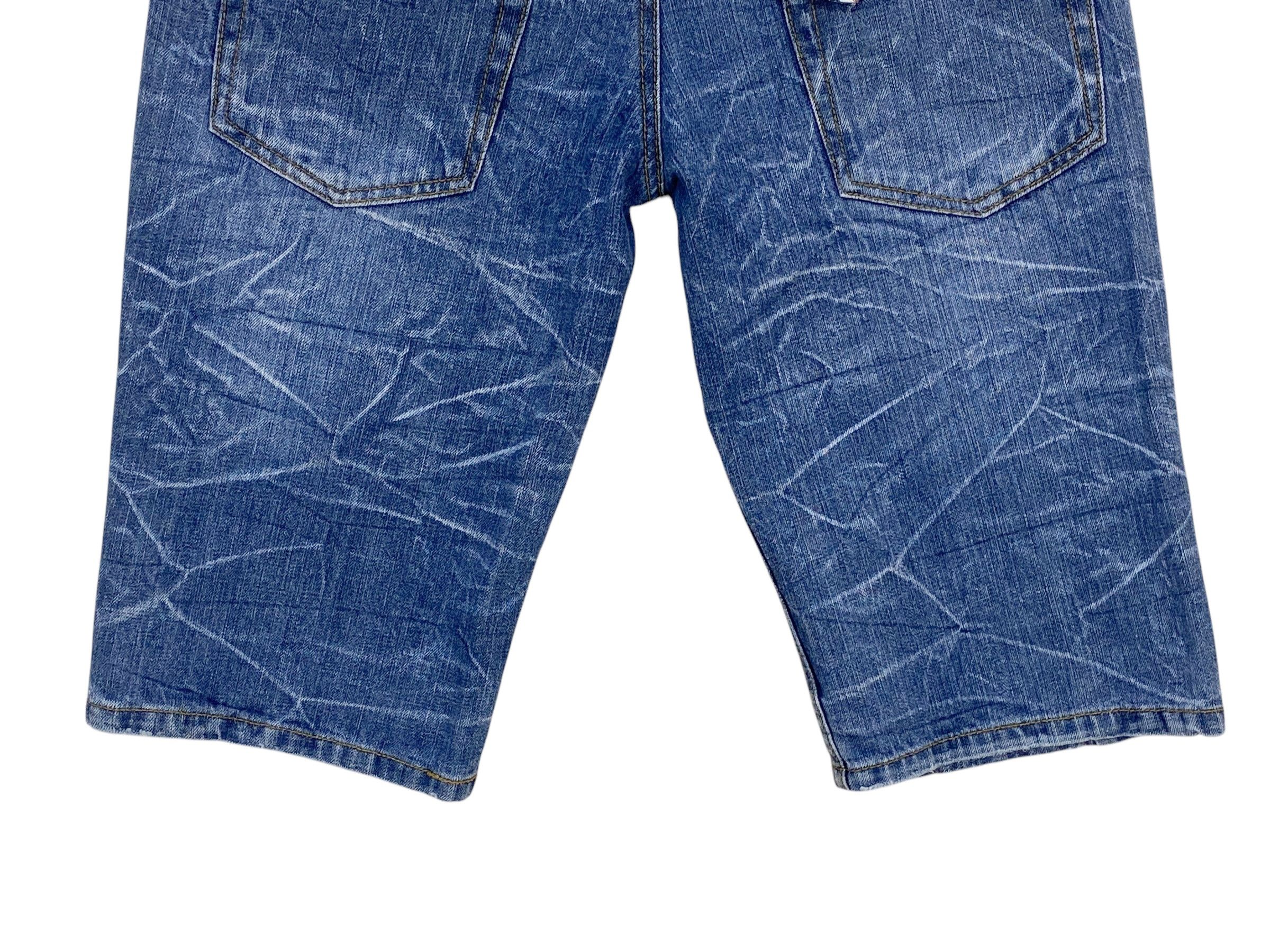 Japanese Brand Nylaus Short Jeans Distressed Denim Size US 32 / EU 48 - 6 Thumbnail