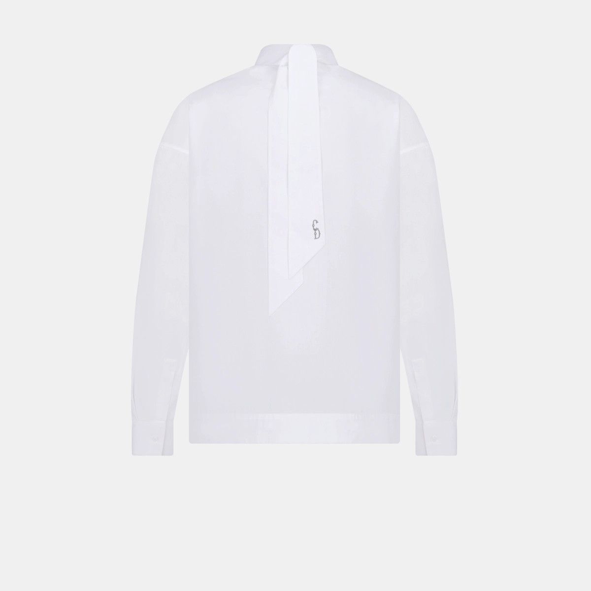 Dior o1bcso1str1124 Shirt with Tied Detail in White Size US XL / EU 56 / 4 - 2 Thumbnail