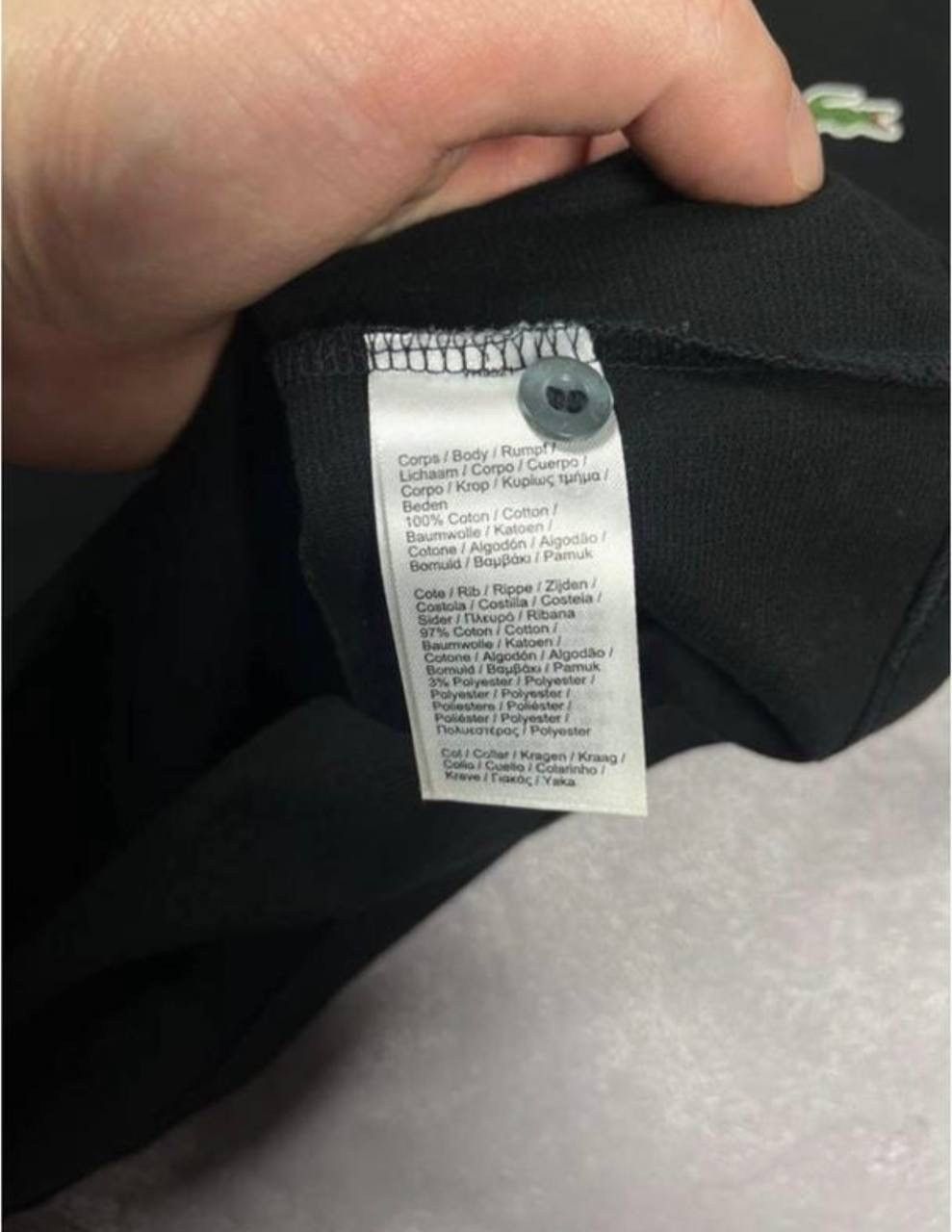 Lacoste Lacoste Black Long Sleeve Polo Shirt – Size M Size US M / EU 48-50 / 2 - 5 Thumbnail