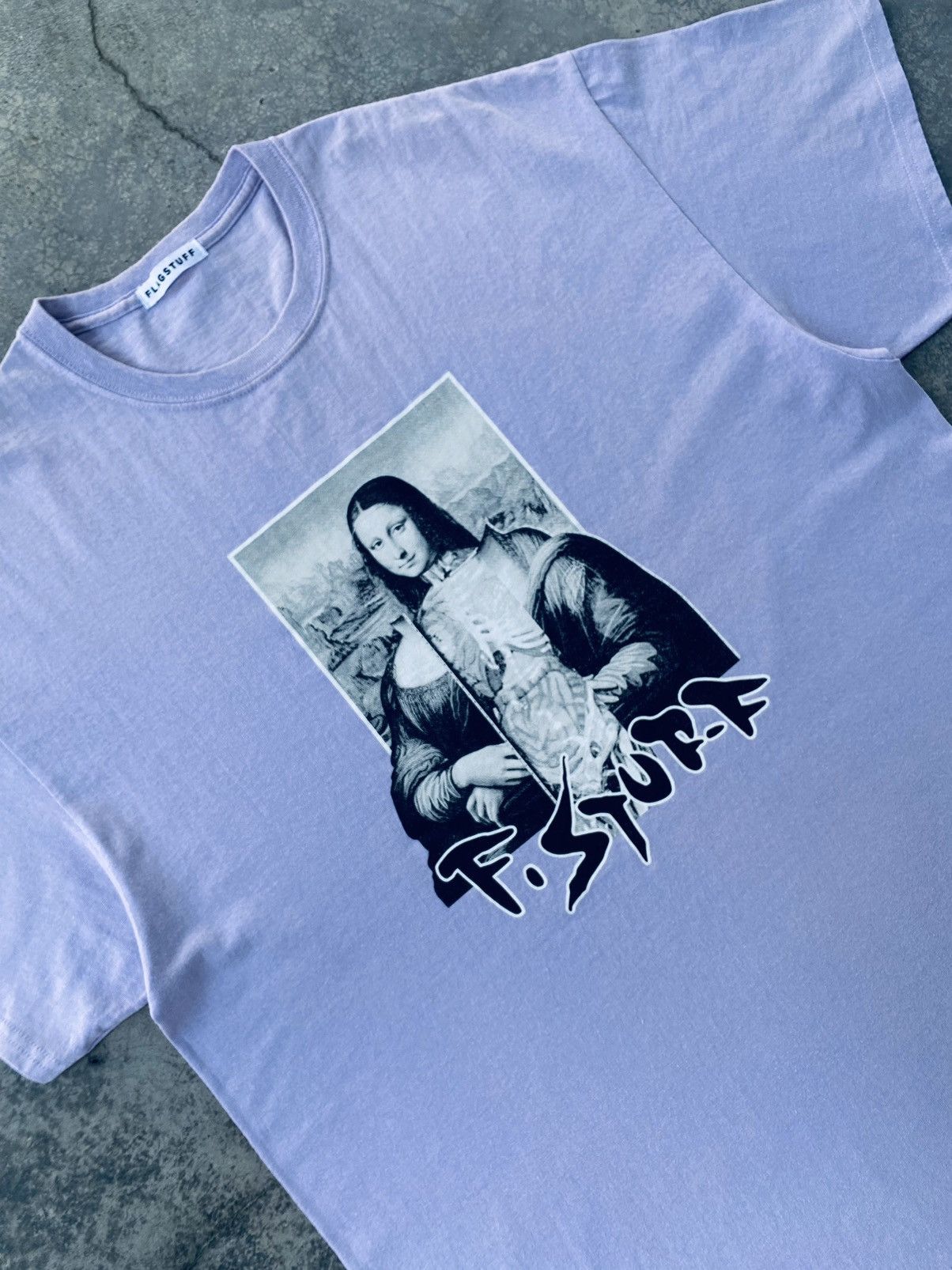 Flagstuff Vintage Y2k Flagstuff Kandor Mona lisa Anatomy Tees Size US XL / EU 56 / 4 - 7 Thumbnail