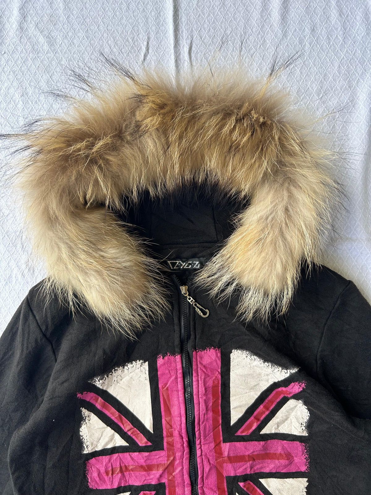 Japanese Brand Fur hoodie poem Inggris flags ifsixewasnine Size US M / EU 48-50 / 2 - 5 Thumbnail