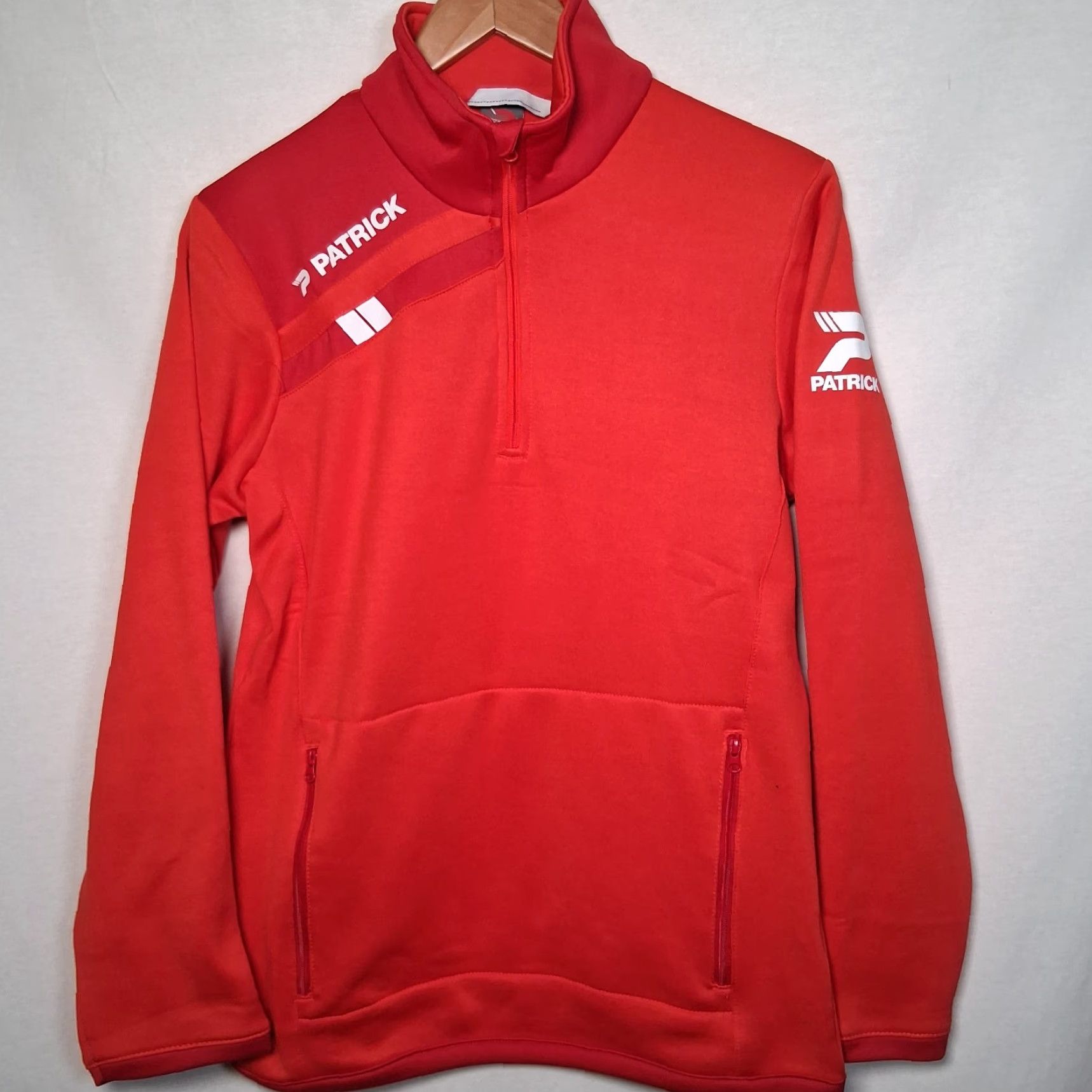Vintage Patrick Force 115 Shirt Small Red Soccer Athletic 1/4 Zip Size US S / EU 44-46 / 1 - 2 Thumbnail