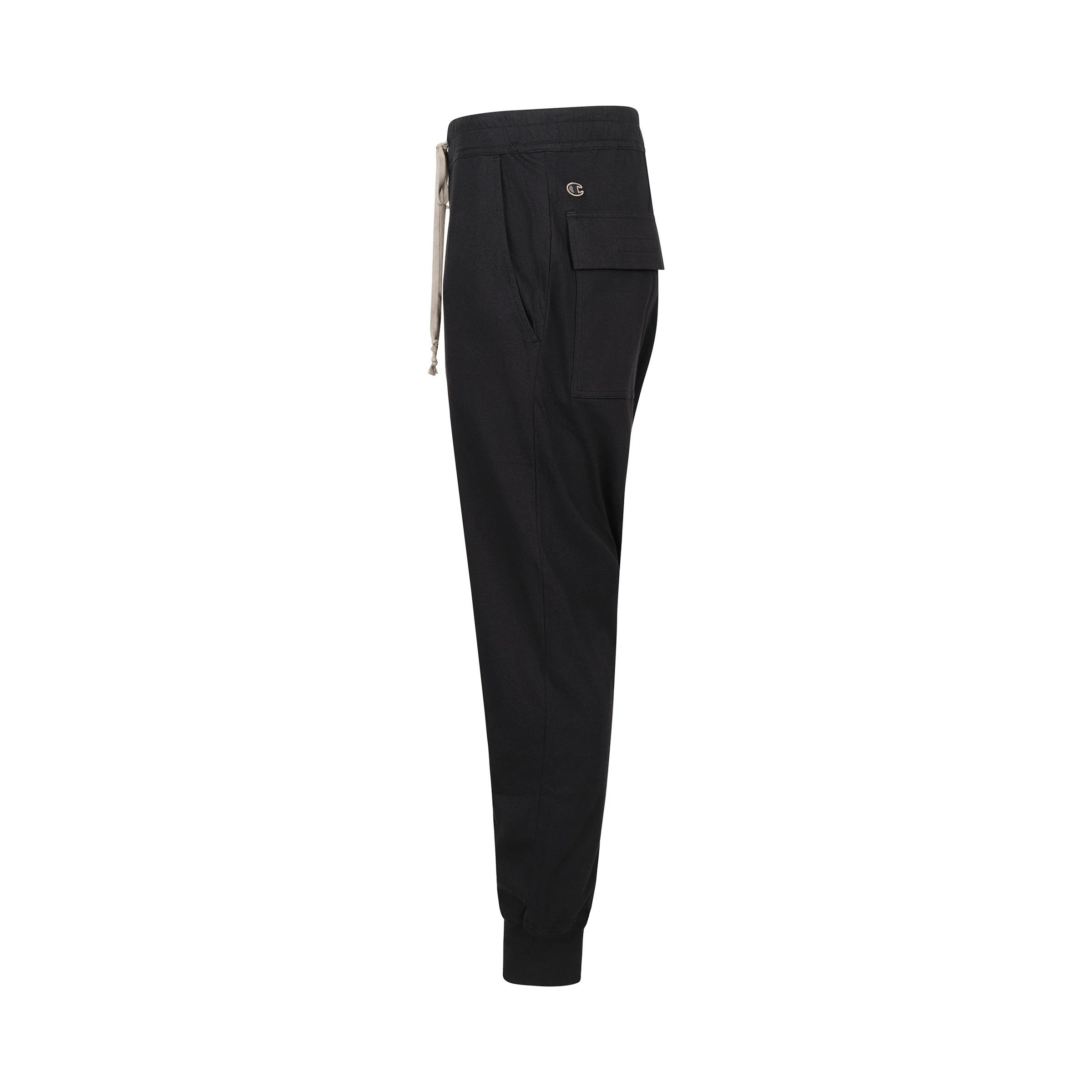 Rick Owens o1mris0824 Drawstring Pants in Black Size US 32 / EU 48 - 3 Thumbnail