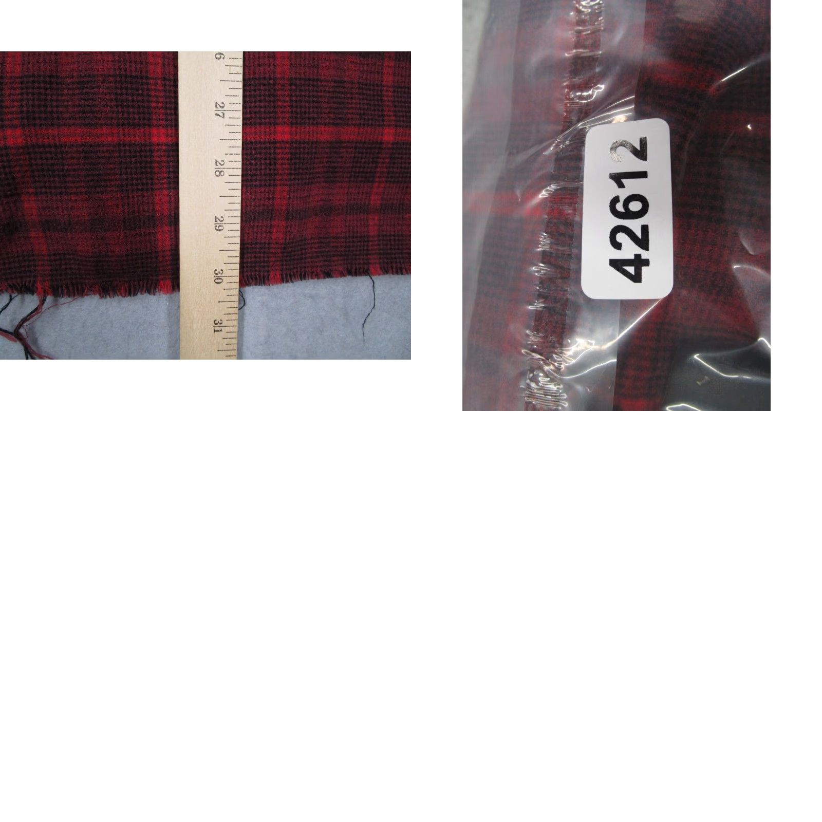 Vintage VINTAGE Six Week Residency Men's Red Plaid Flannel Button-Up Shirt Crew Neck Long Sleeve Casual Workwear Size US L / EU 52-54 / 3 - 8 Thumbnail