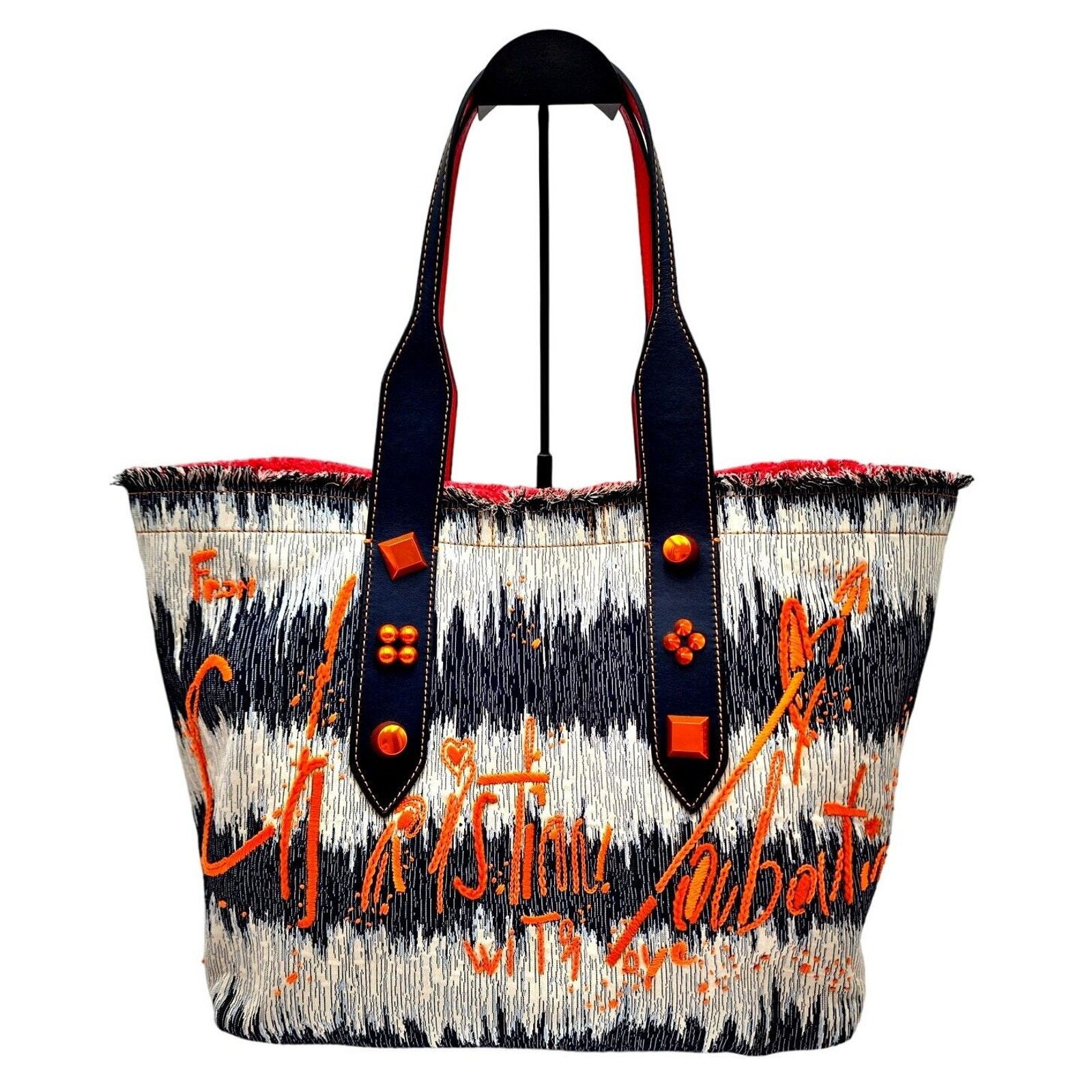 Christian Louboutin Christian Louboutin Model: Blue Frangibus Medium Tote Bag Size ONE SIZE - 17 Thumbnail