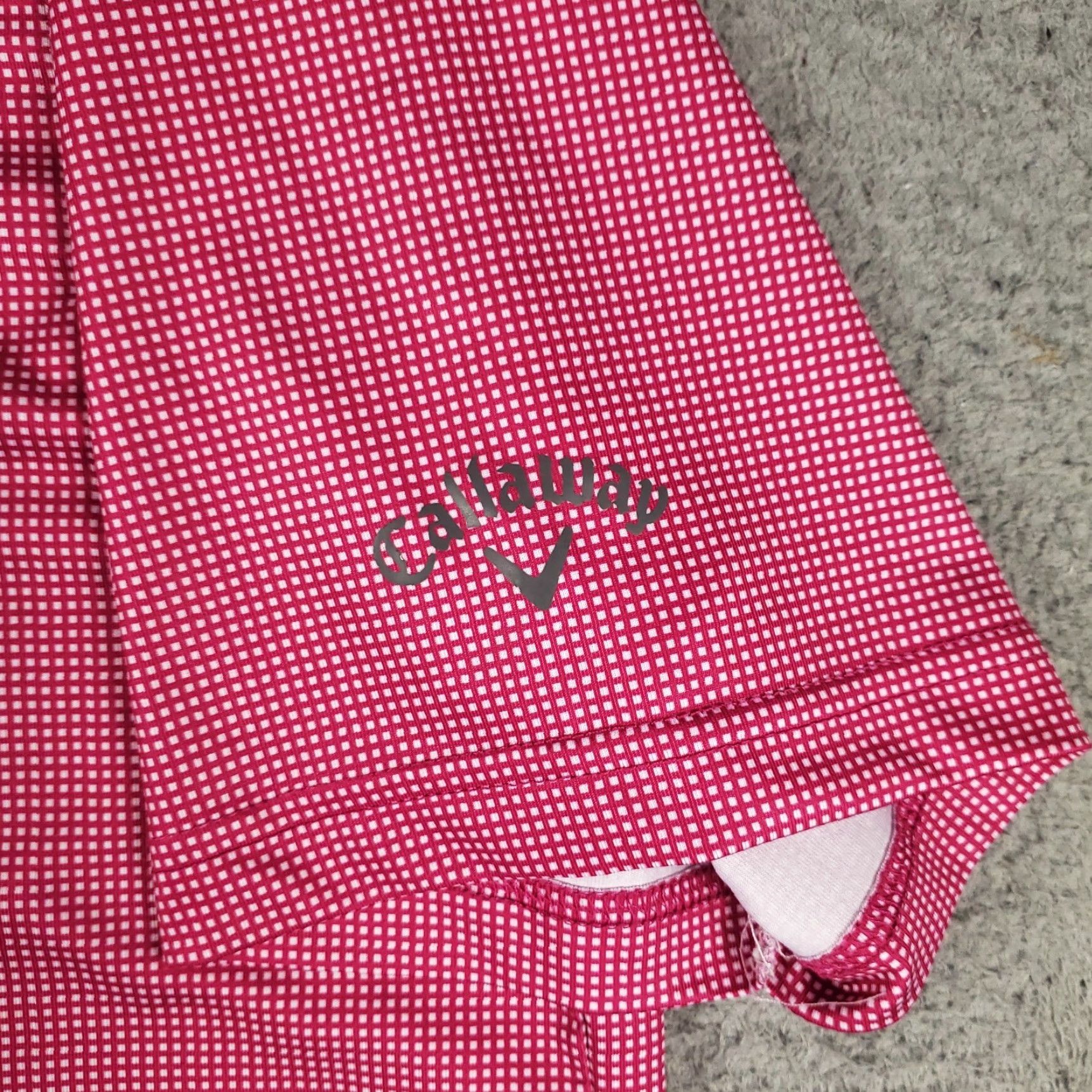 Callaway VINTAGE Callaway Polo Shirt Mens 2X Pink Opti Dri Fit Golf Short Sleeve Size US XXL / EU 58 / 5 - 3 Thumbnail