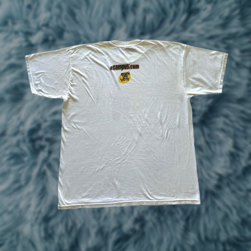 Gildan VINTAGE MTV Rock The Vote Speak Your Mind T-Shirt Mens XL White 1990s Gildan 90s Music Rock Short Sleeve Crew Neck Cotton Logo Size US XL / EU 56 / 4 - 1 Thumbnail