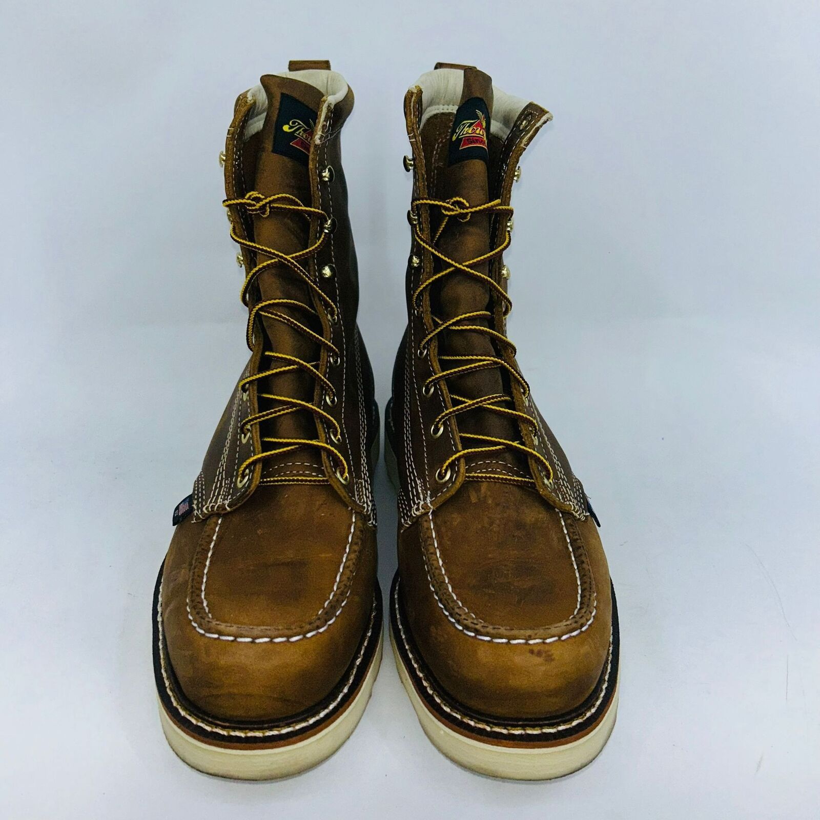 Thorogood THOROGOOD MENS 8" NON-SAFETY TOE MOC WORK BOOTS SIZE 11.5D Size US 11.5 / EU 44-45 - 2 Thumbnail