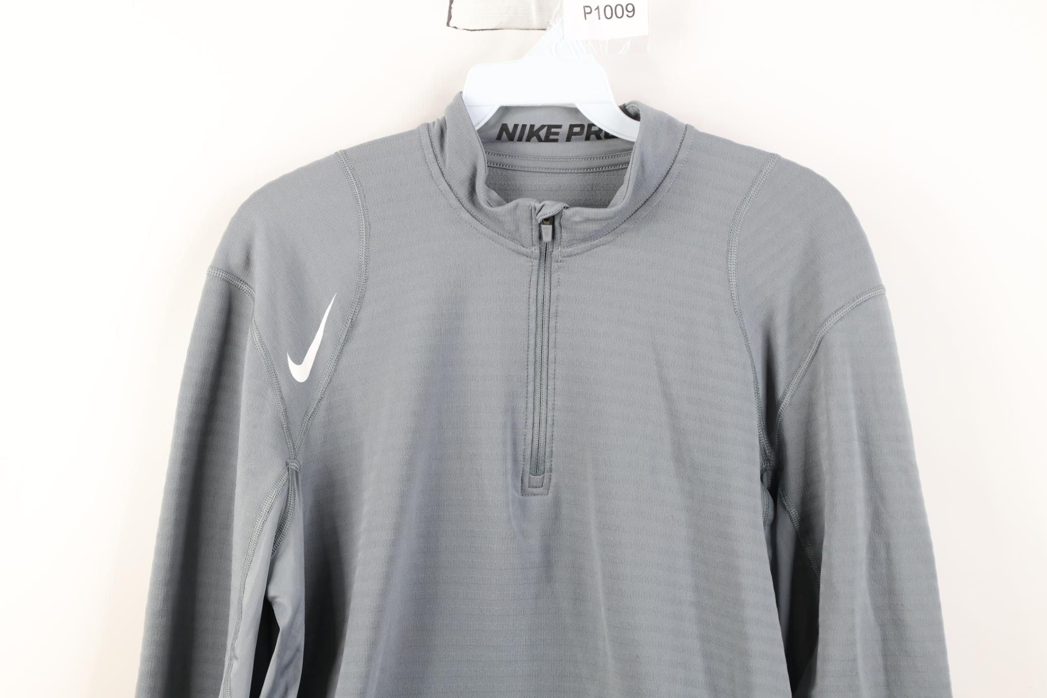 Nike Nike Pro Hyperwarm Compression Fleece Lined Jacket Shirt Top Size US L / EU 52-54 / 3 - 2 Thumbnail