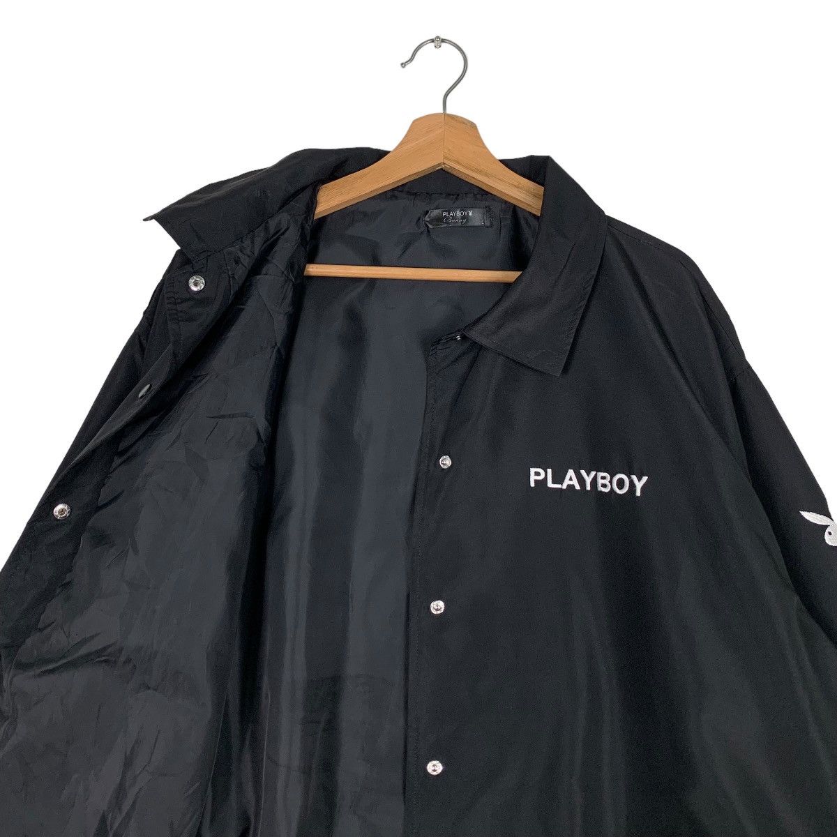 Playboy PLAYBOY Bunny Boxy Coach Jacket #0898-C40 Size US L / EU 52-54 / 3 - 10 Thumbnail