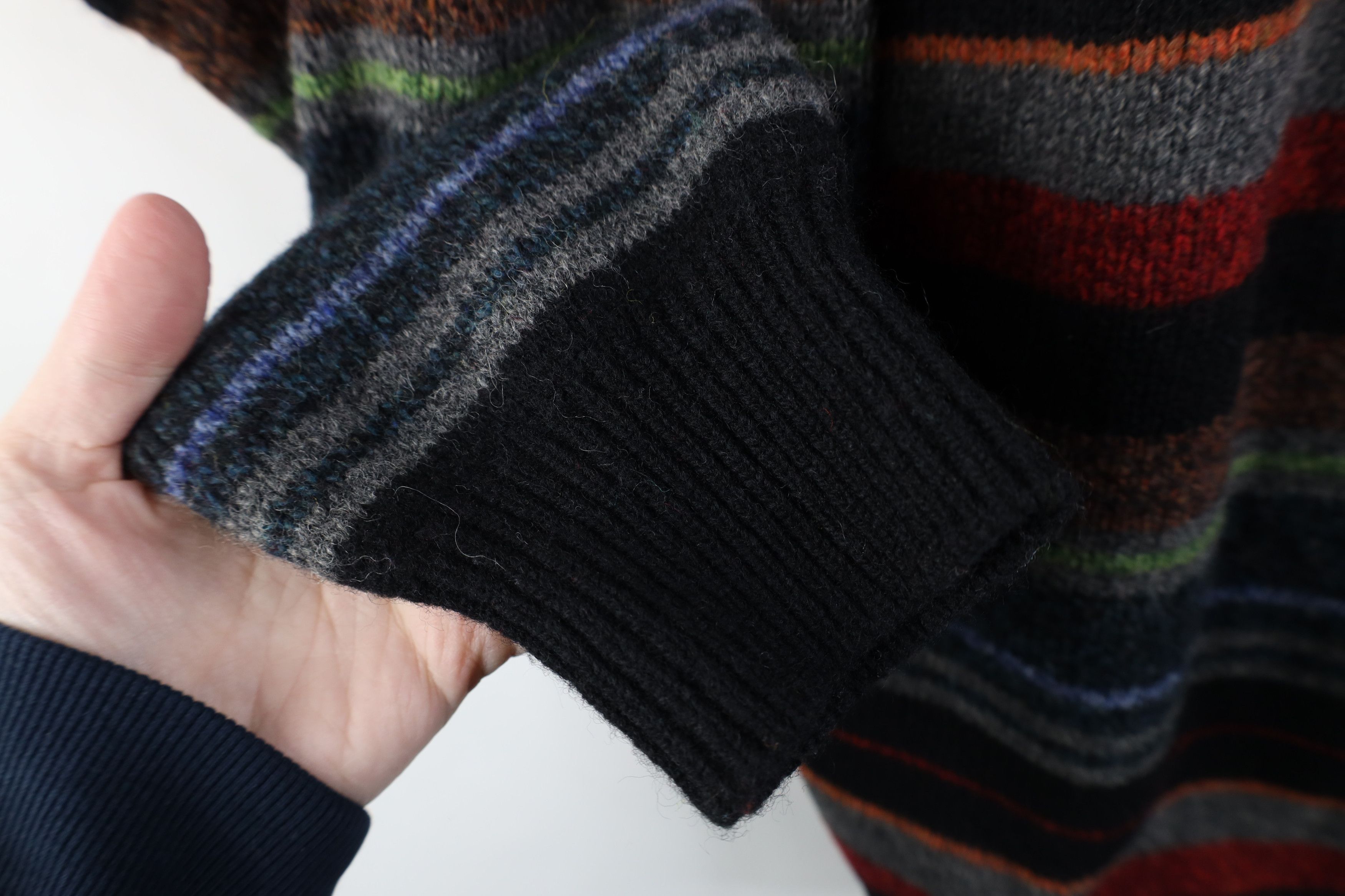 Vintage Vintage 90s Streetwear Lambswool Knit Crewneck Sweater Size US L / EU 52-54 / 3 - 6 Thumbnail