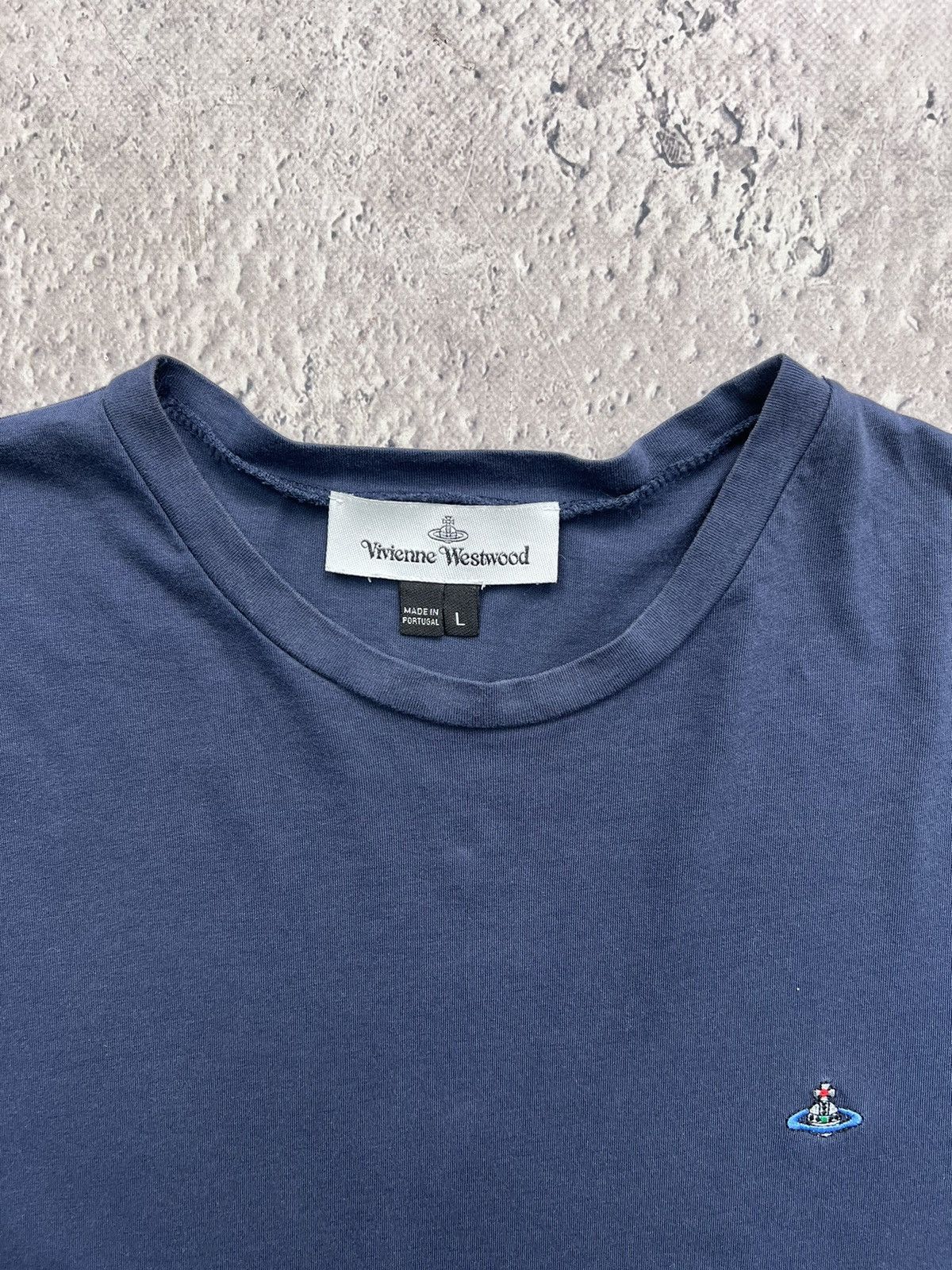 Vintage × Vivienne Westwood Vivienne Westwood Polo T Shirt Vintage Small Orb Logo Luxury Size US L / EU 52-54 / 3 - 3 Thumbnail