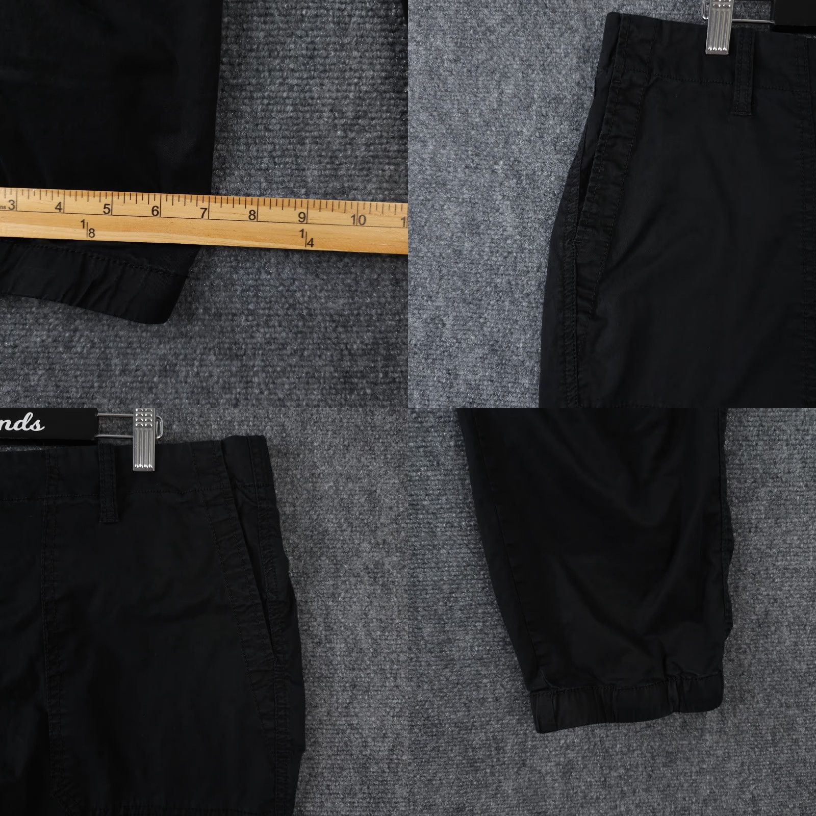 Vintage Chico's Pants Womens 3 US 16 Black Utility Jogger Elastic Waist Casual Outdoor Pants Size 38" / US 16 / IT 52 - 8 Thumbnail