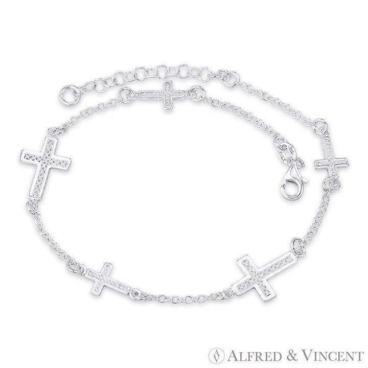 Other Latin Cross w/ Cable Chain Italian Charm Anklet Size ONE SIZE - 1 Preview