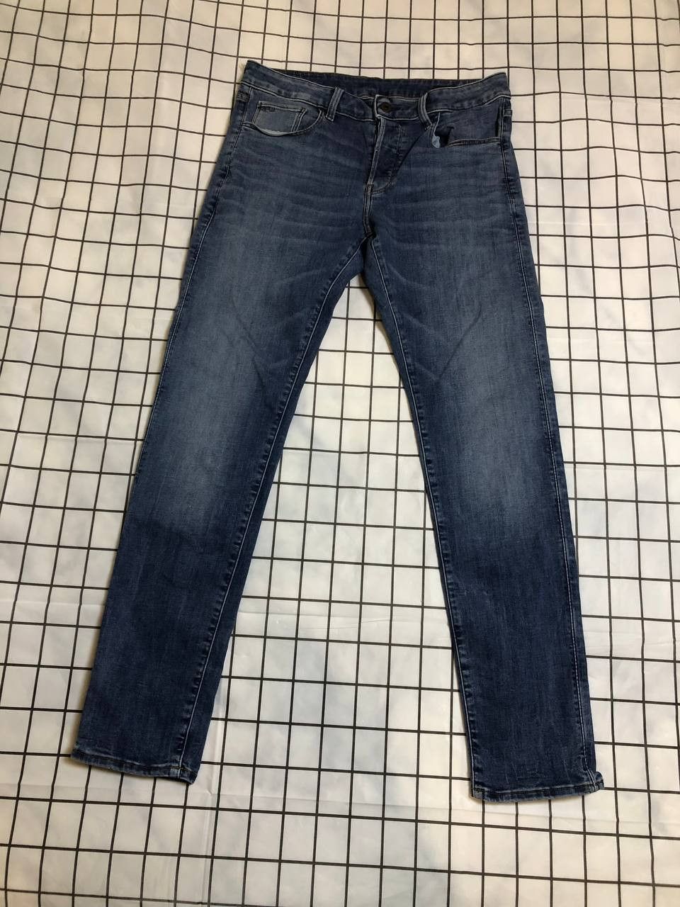 G-Star G-Star RAW Deconstructed Slim Straight Jeans Blue Size US 32 / EU 48 - 1 Thumbnail