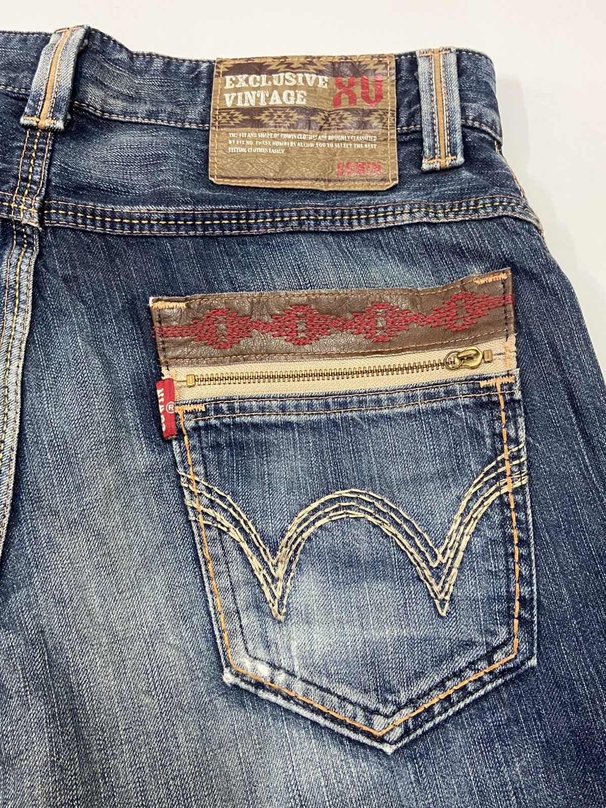 Edwin Edwin Exclusive Vintage Distressed JEANS Size US 32 / EU 48 - 7 Thumbnail