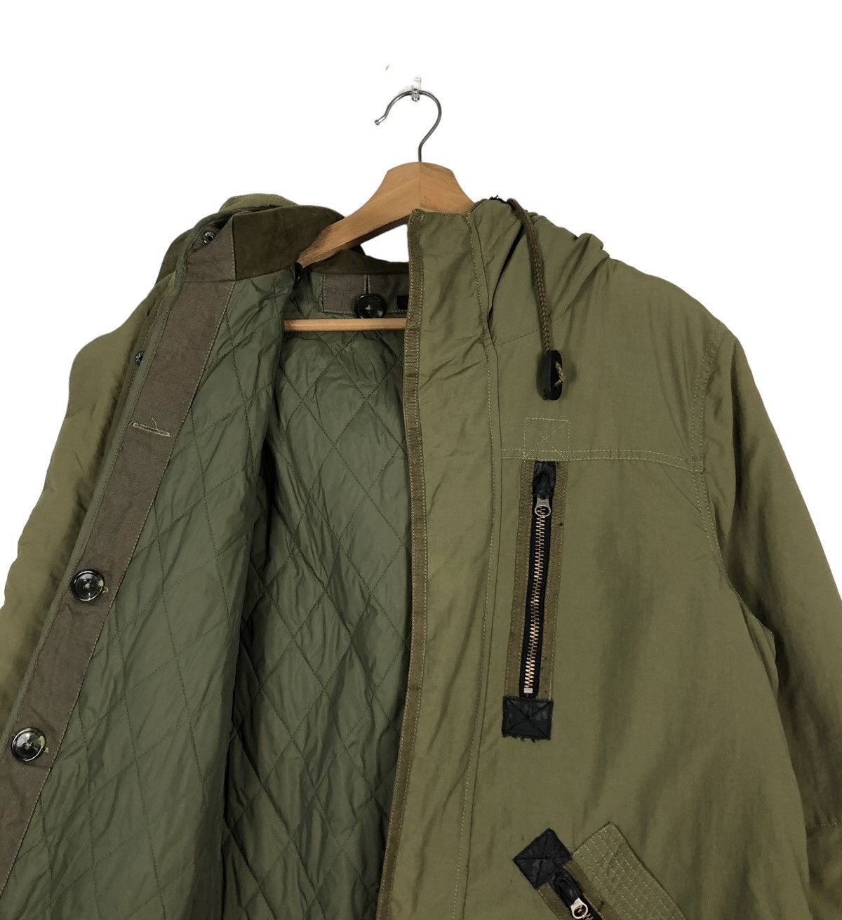 Japanese Brand 🔥VINTAGE LONG JACKET BIKER BONDAGE BAGARCH CROSS BIG LOGO Size US L / EU 52-54 / 3 - 6 Thumbnail