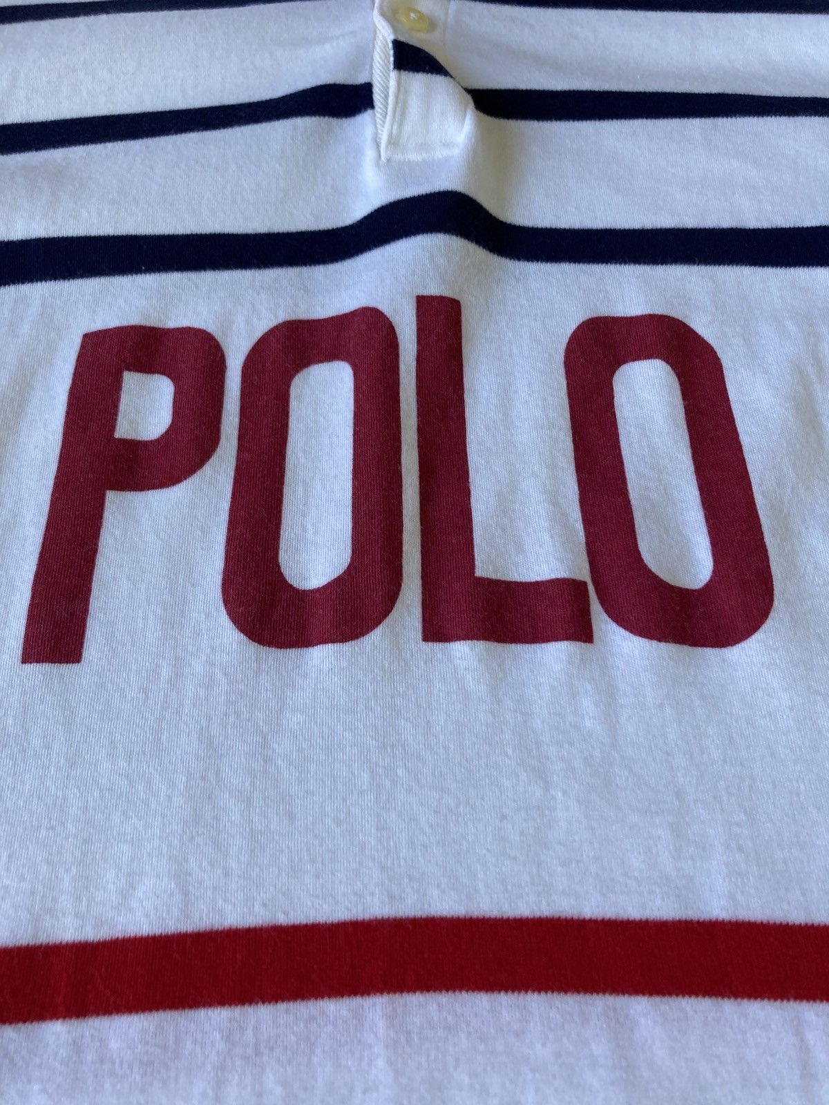Vintage Vintage 90s Big Logo Spell Out Polo Ralph Lauren Top Size US S / EU 44-46 / 1 - 5 Thumbnail