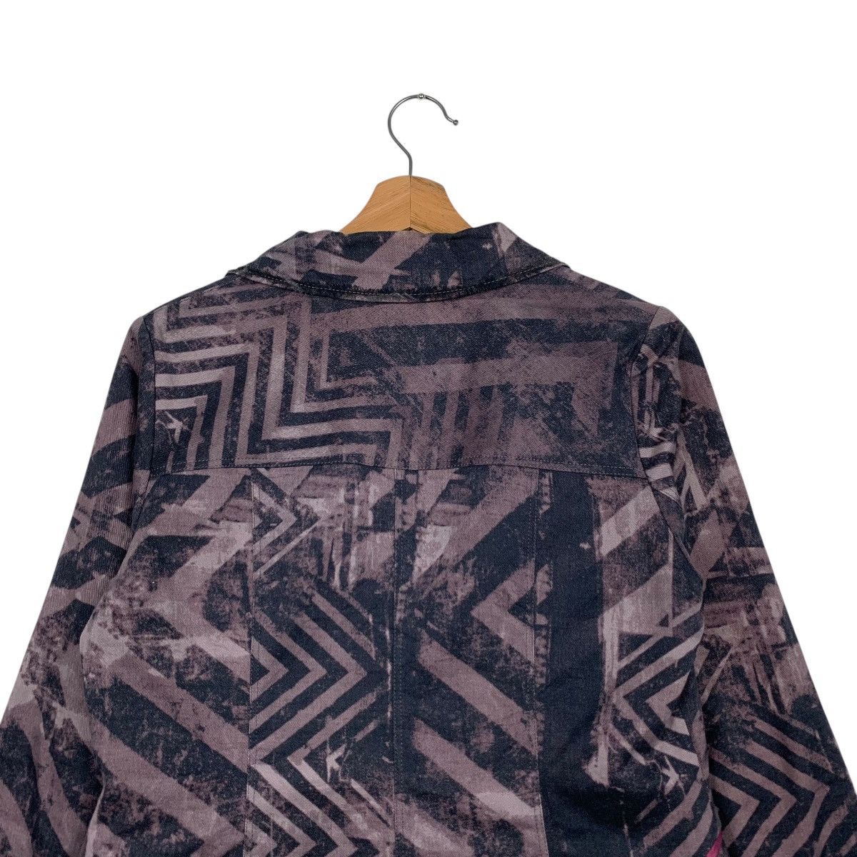 Japanese Brand NERO Made in Japan Fullprint Cropped Blazer Jacket #1621-C72 Size M / US 6-8 / IT 42-44 - 21 Thumbnail