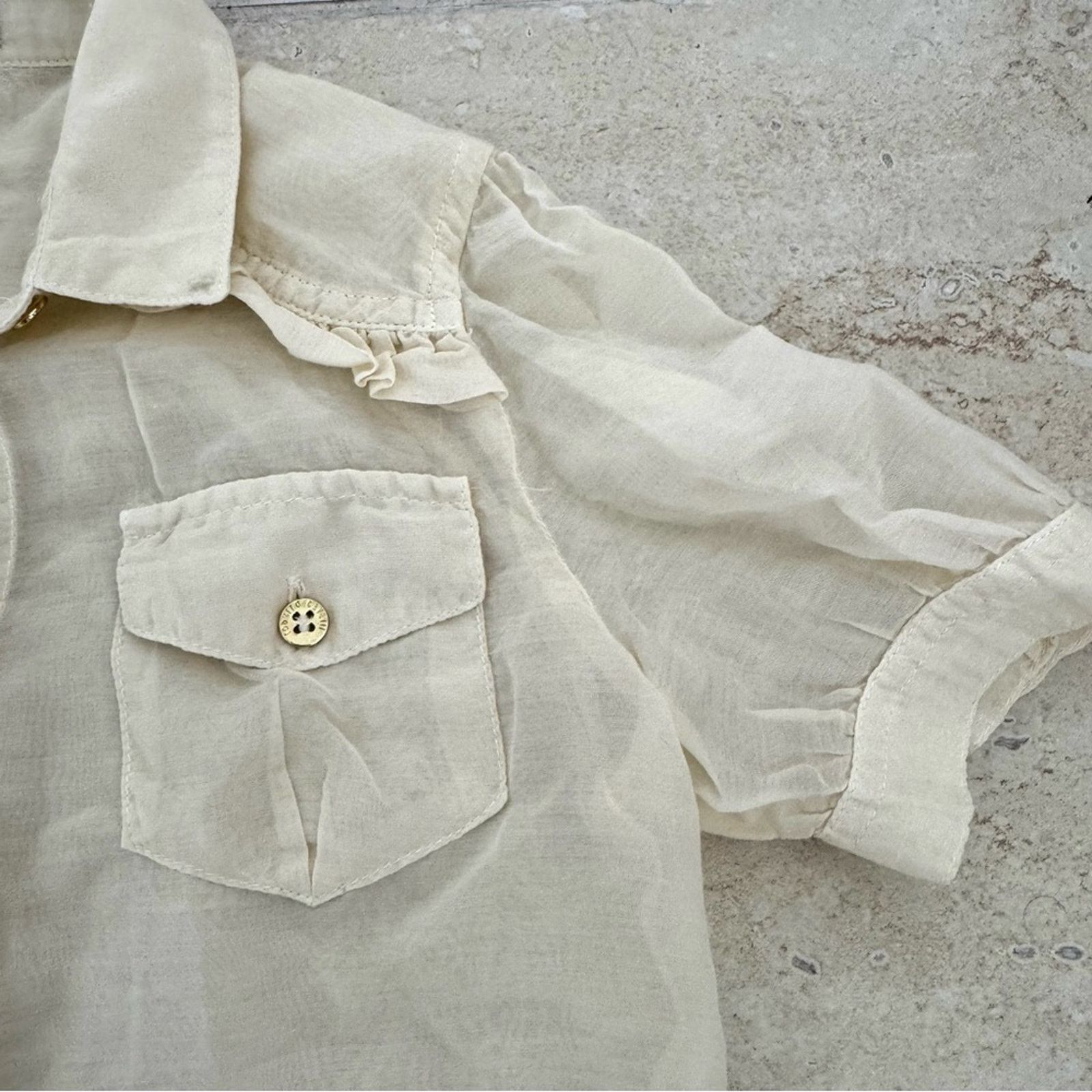 Roberto Cavalli Roberto Cavalli Shirt for Girls, Size 6/122, Cotton/Silk Size M / US 6-8 / IT 42-44 - 7 Thumbnail