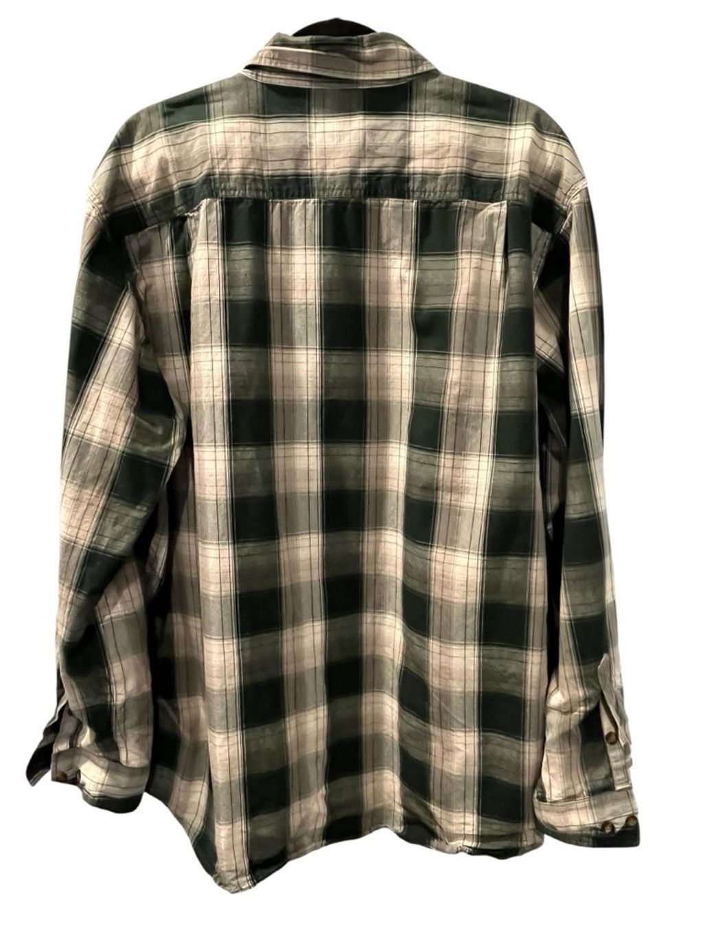 Carhartt Carhartt Relaxed Fit XL Green Gray Plaid Button Down Shirt Size US XL / EU 56 / 4 - 6 Thumbnail