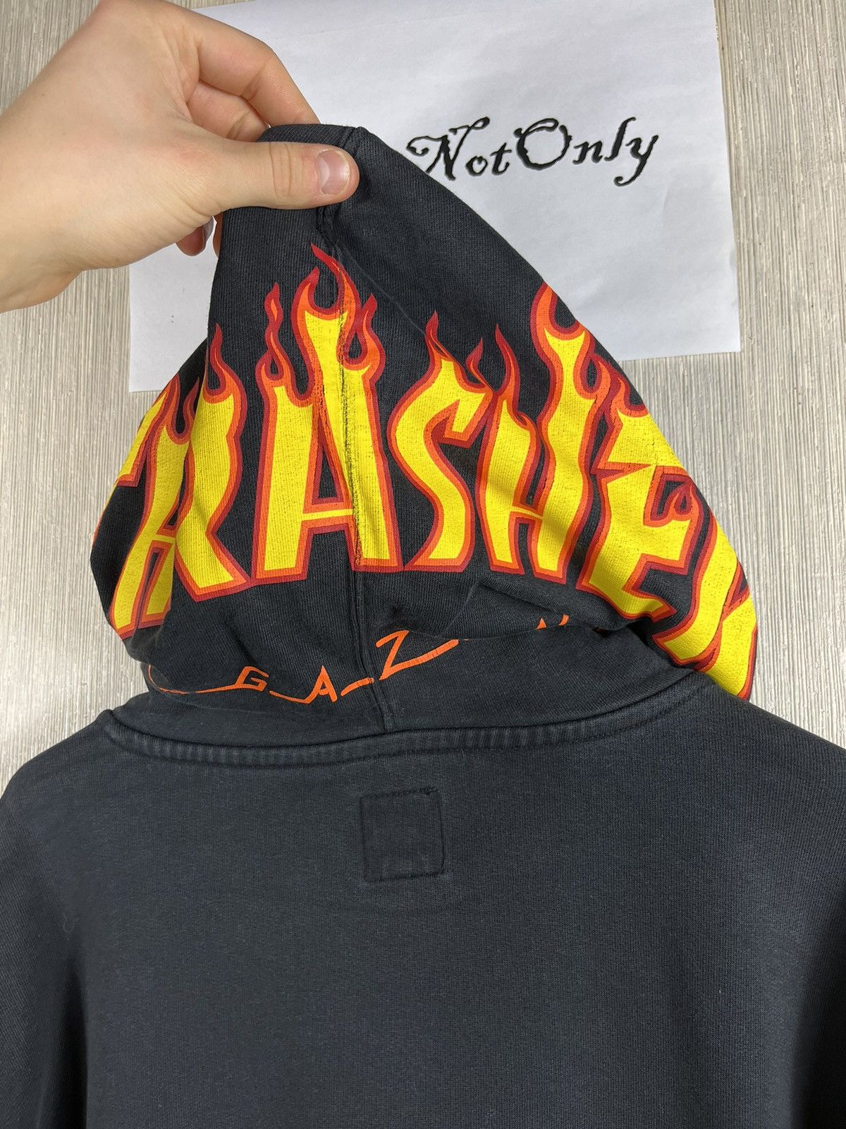 Thrasher × Vans Vans x Thrasher flames on hood basic y2k sweatshirt hoodie Size US L / EU 52-54 / 3 - 18 Thumbnail