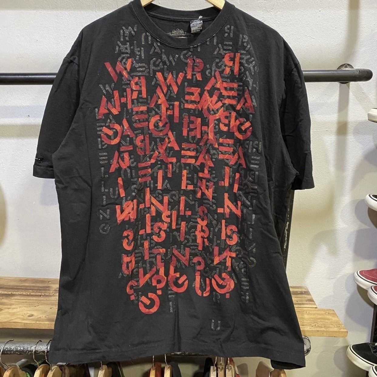 Sean John × Vintage Vintage Y2K Sean John Alphabet Matrix Graphic Tshirt Size US XXL / EU 58 / 5 - 1 Thumbnail