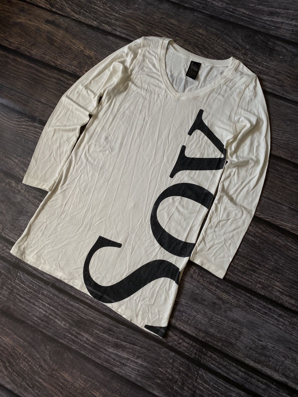 Japanese Brand × Vintage Sov. Japanese long sleeve rare silhouette and tailoring Size US S / EU 44-46 / 1 - 2 Thumbnail