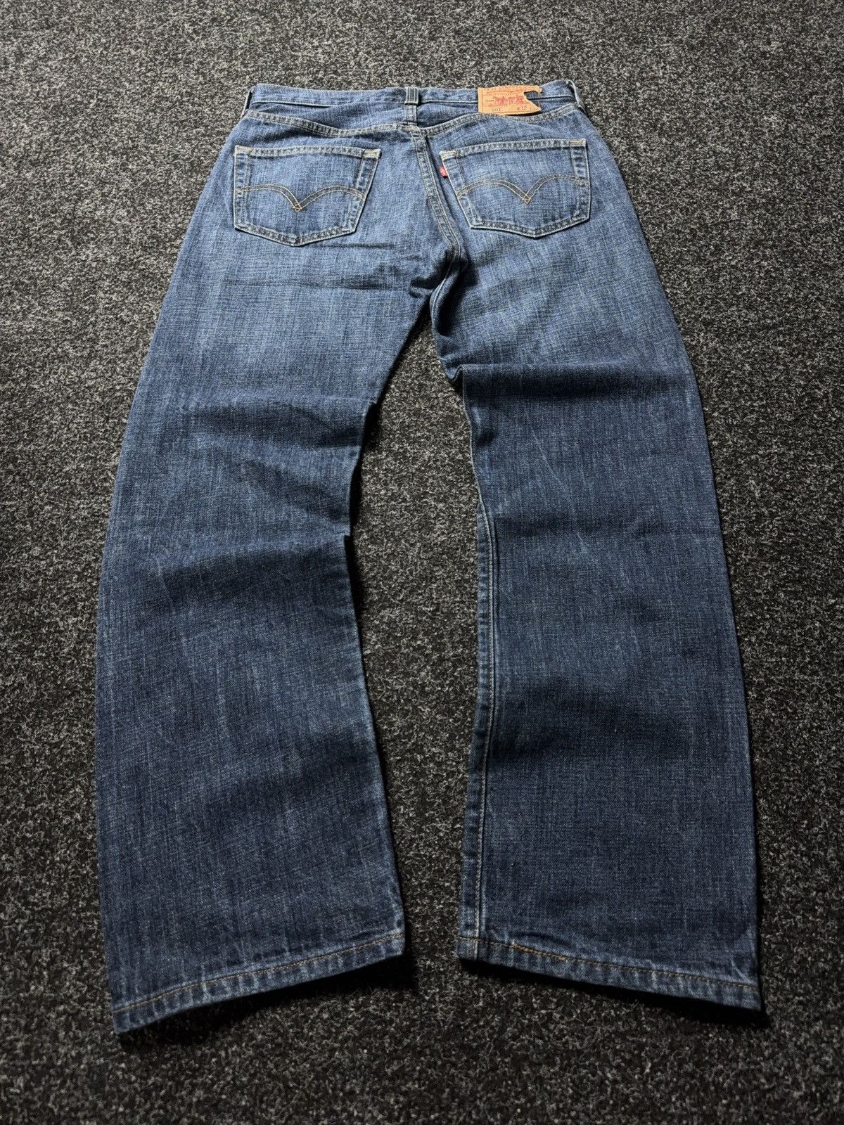Levi's Levi’s Western Cowboy USA 501 Button Straight Jeans W31 L30 Size US 31 - 8 Thumbnail