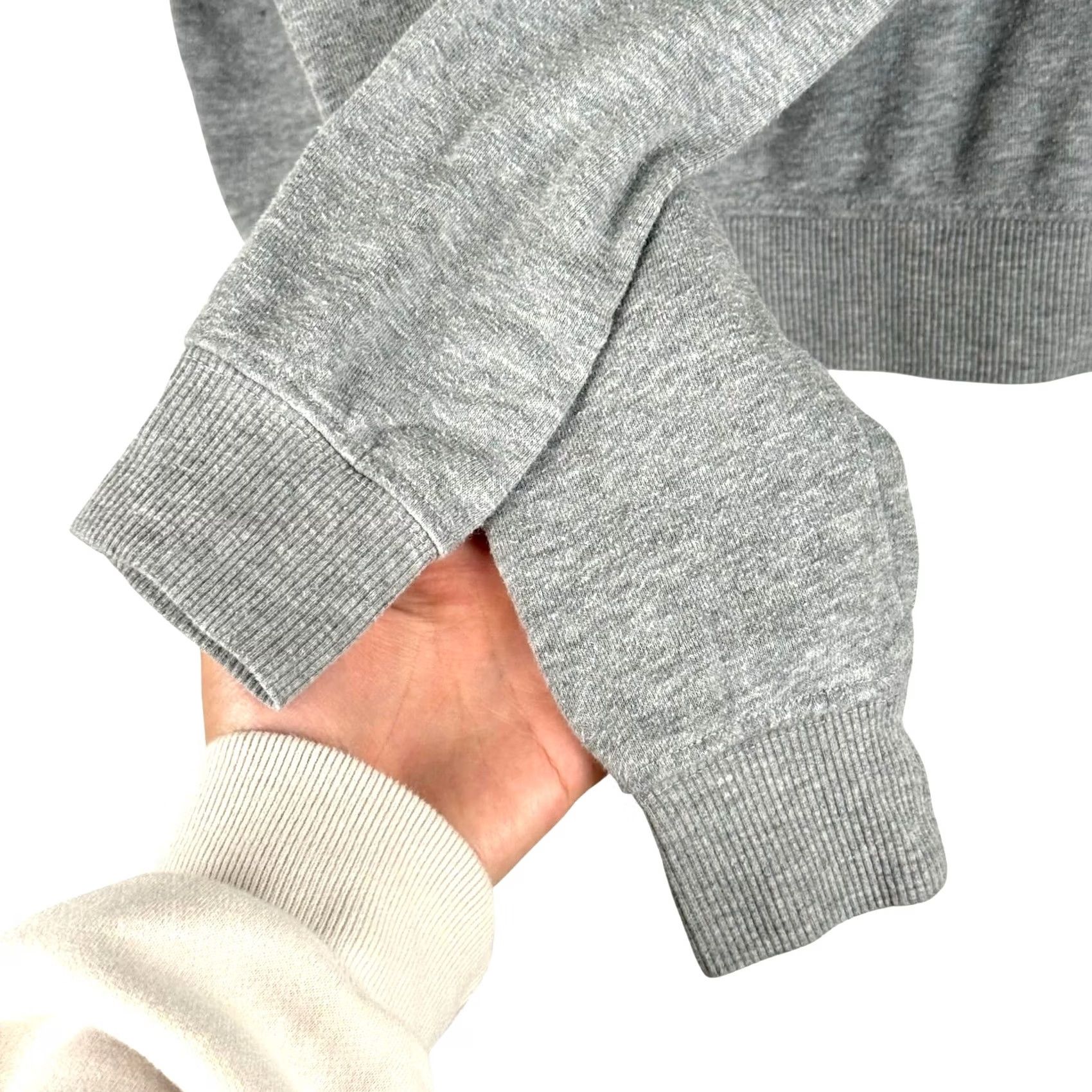 Cotton On Cotton On Cropped Basic Light Heather Gray Drawstring Hoodie Sweatshirt Small Womens Gray Sweatshirt Pullover Hoodie COTTON ON Size S / US 4 / IT 40 - 3 Thumbnail